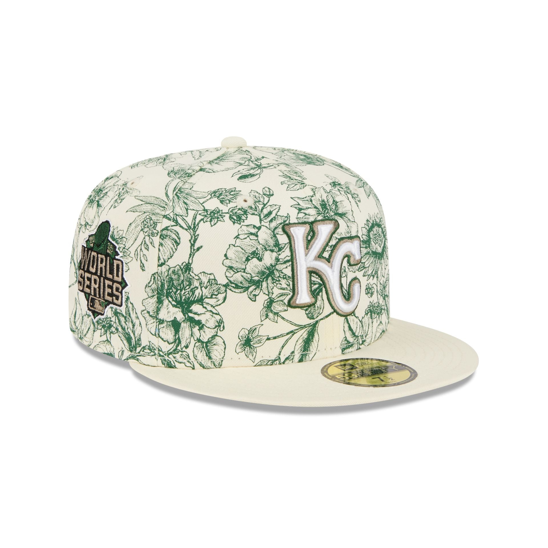Kansas City Royals Spring Floral 59Fifty Fitted Hat