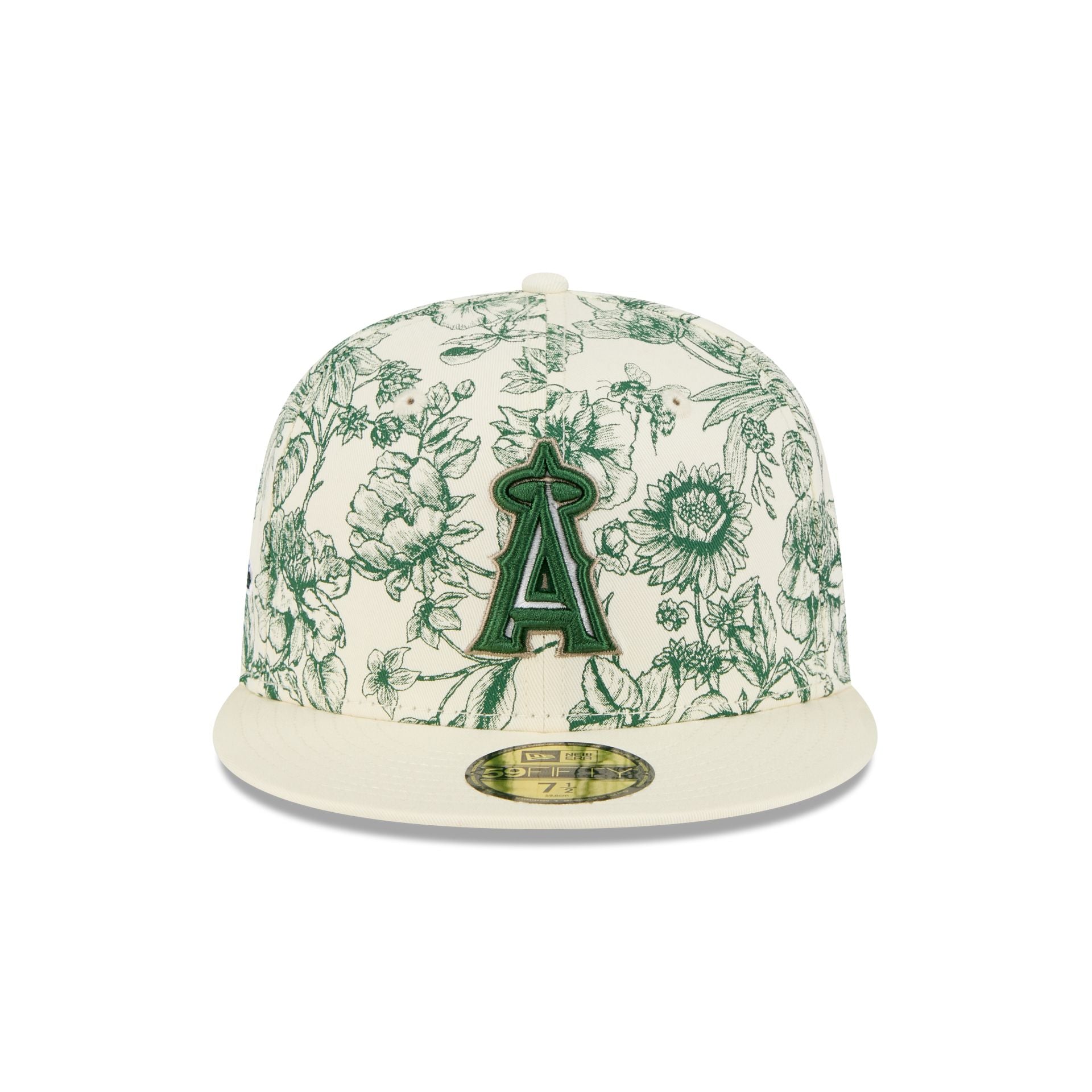 Alternative view of Los Angeles Angels Spring Floral 59Fifty Fitted Hat