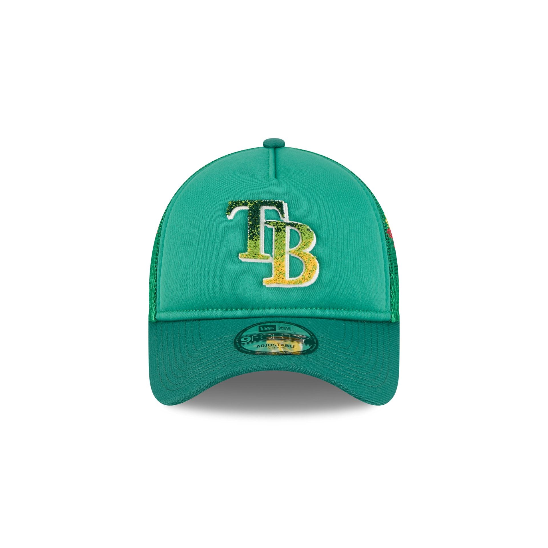 Alternative view of Tampa Bay Rays Gradient Logo 9Forty A-Frame Trucker Hat