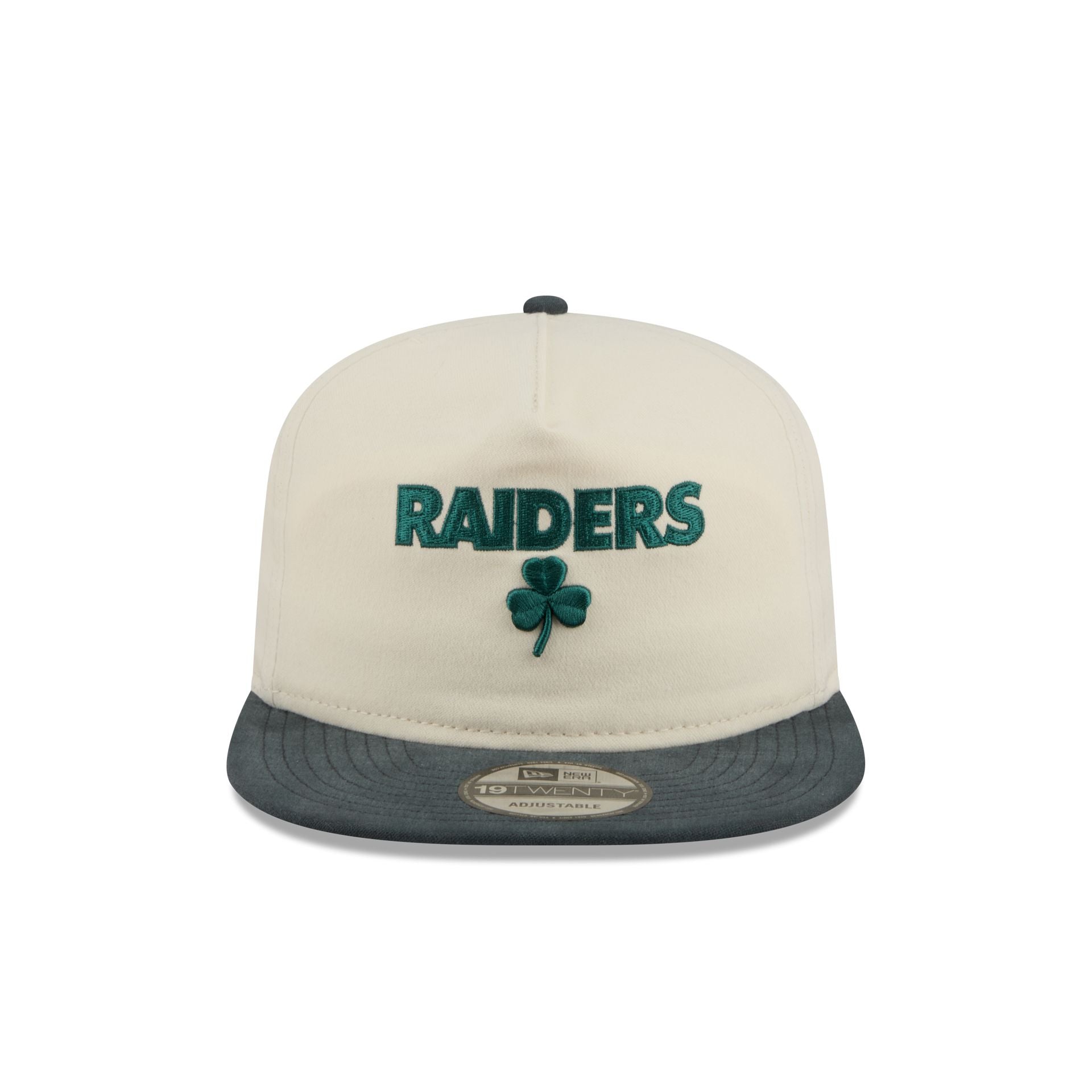 Alternative view of Las Vegas Raiders Metallic Logo 19Twenty Adjustable Hat