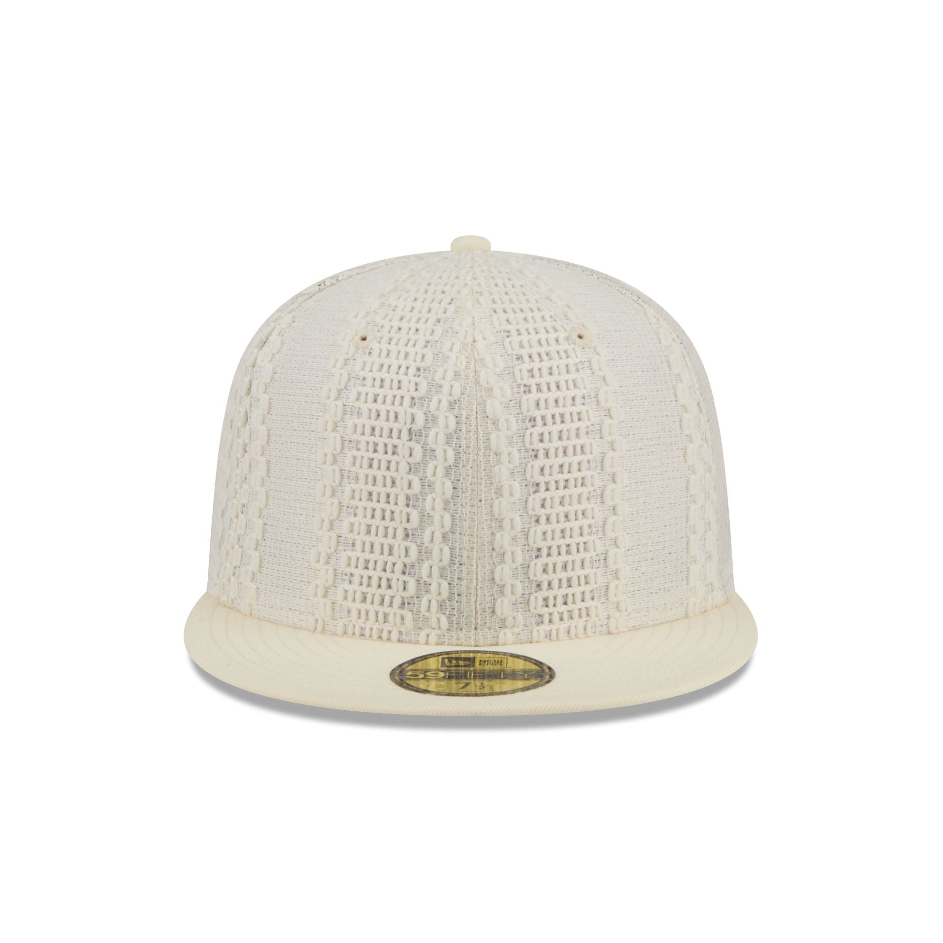 Alternative view of New Era Cap Gold Tier Chrome White Knit 59Fifty Fitted Hat