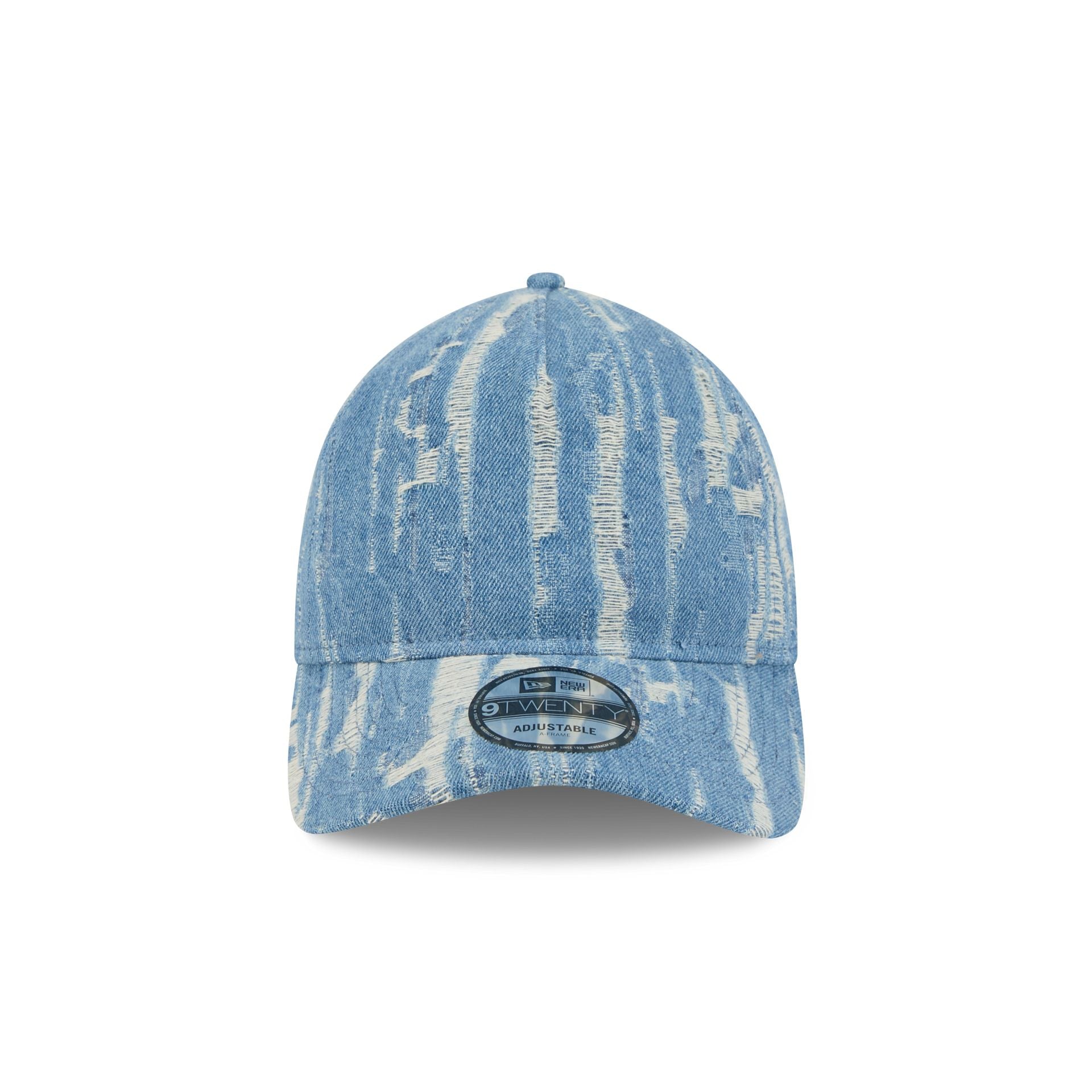 Alternative view of New Era Cap Bronze Tier Frayed Denim 9Twenty A-Frame Adjustable Hat