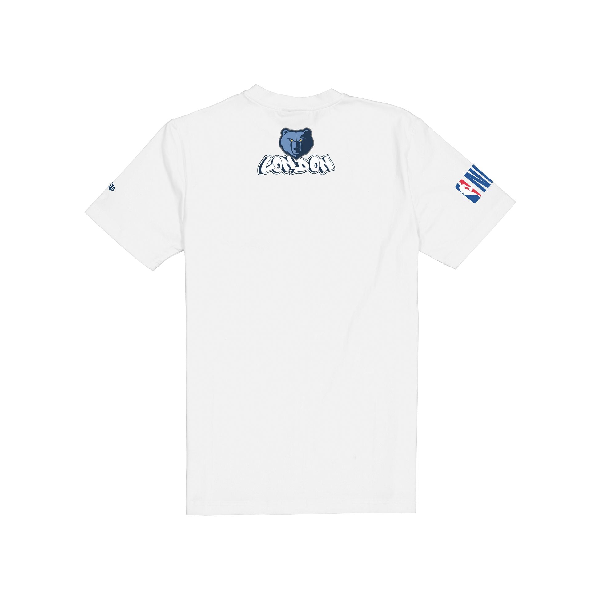 Alternative view of Memphis Grizzlies 2026 London Game White T-Shirt