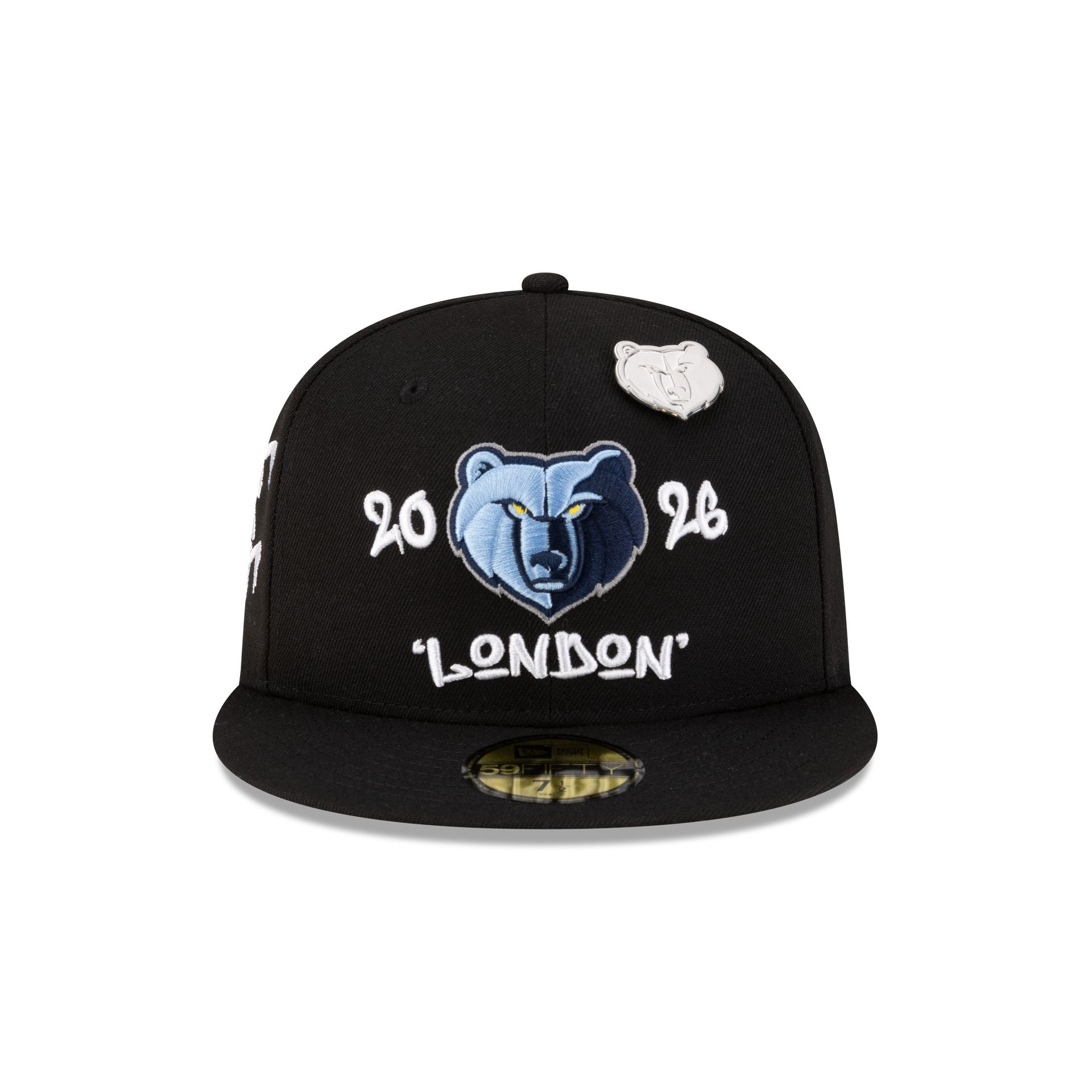 Alternative view of Memphis Grizzlies 2026 London Game 59Fifty Fitted Hat
