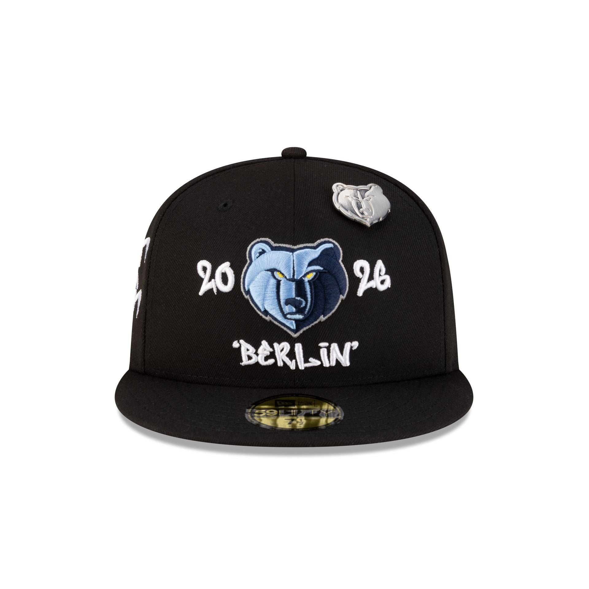 Alternative view of Memphis Grizzlies 2026 Berlin Game 59Fifty Fitted Hat