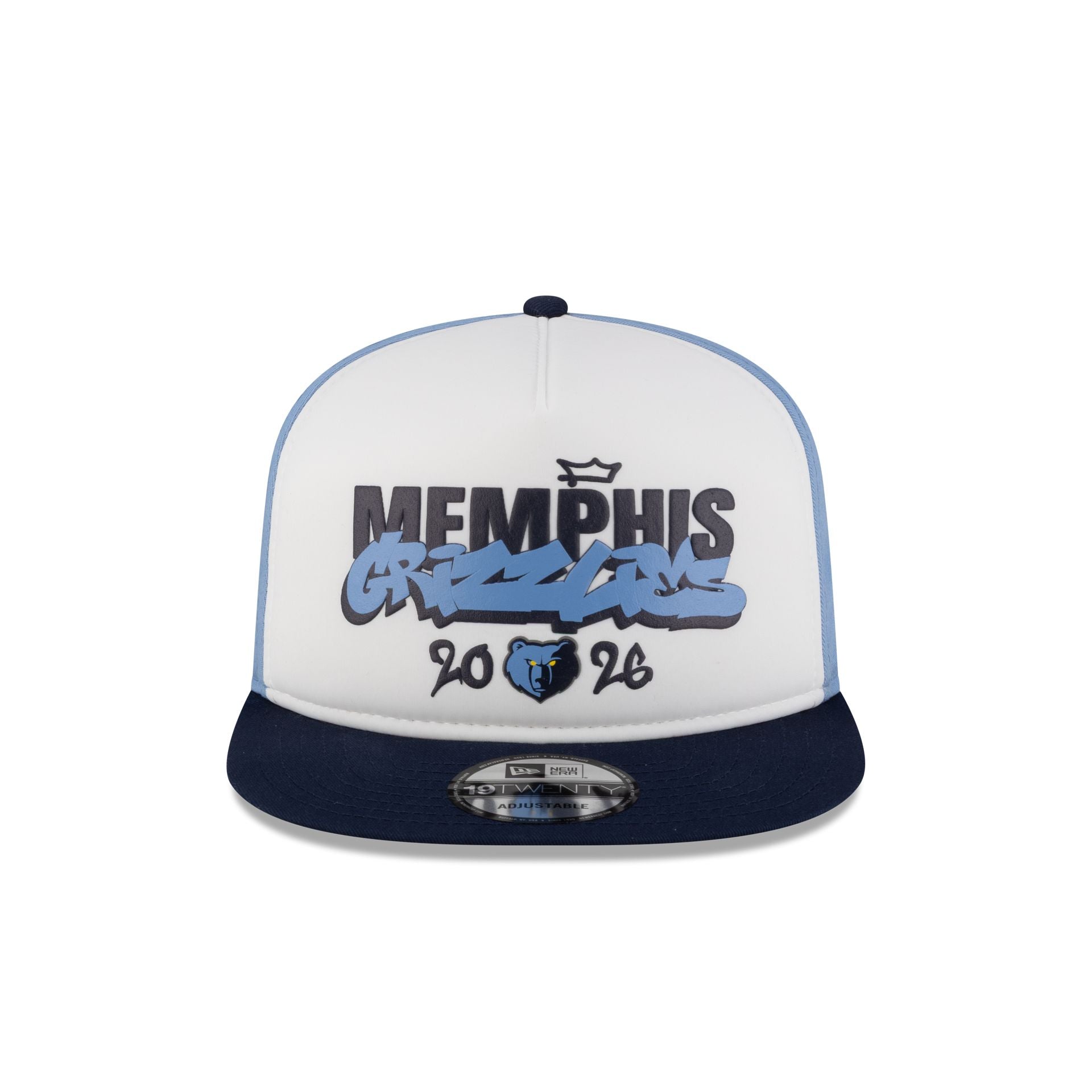 Alternative view of Memphis Grizzlies 2026 London Game 19Twenty Adjustable Hat
