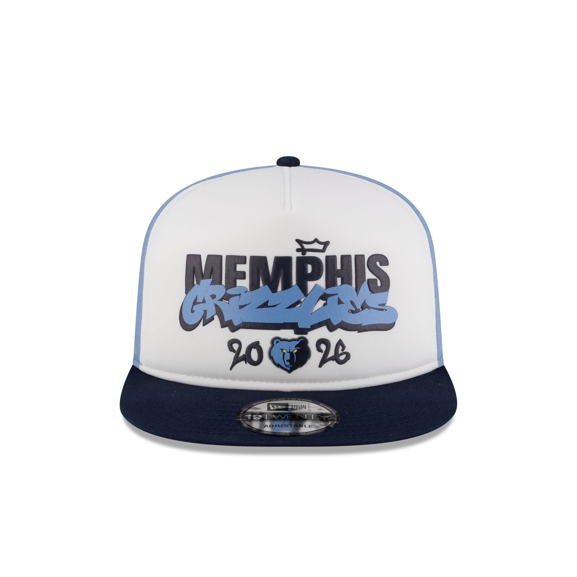 Alternative view of Memphis Grizzlies 2026 Berlin Game 19Twenty Adjustable Hat