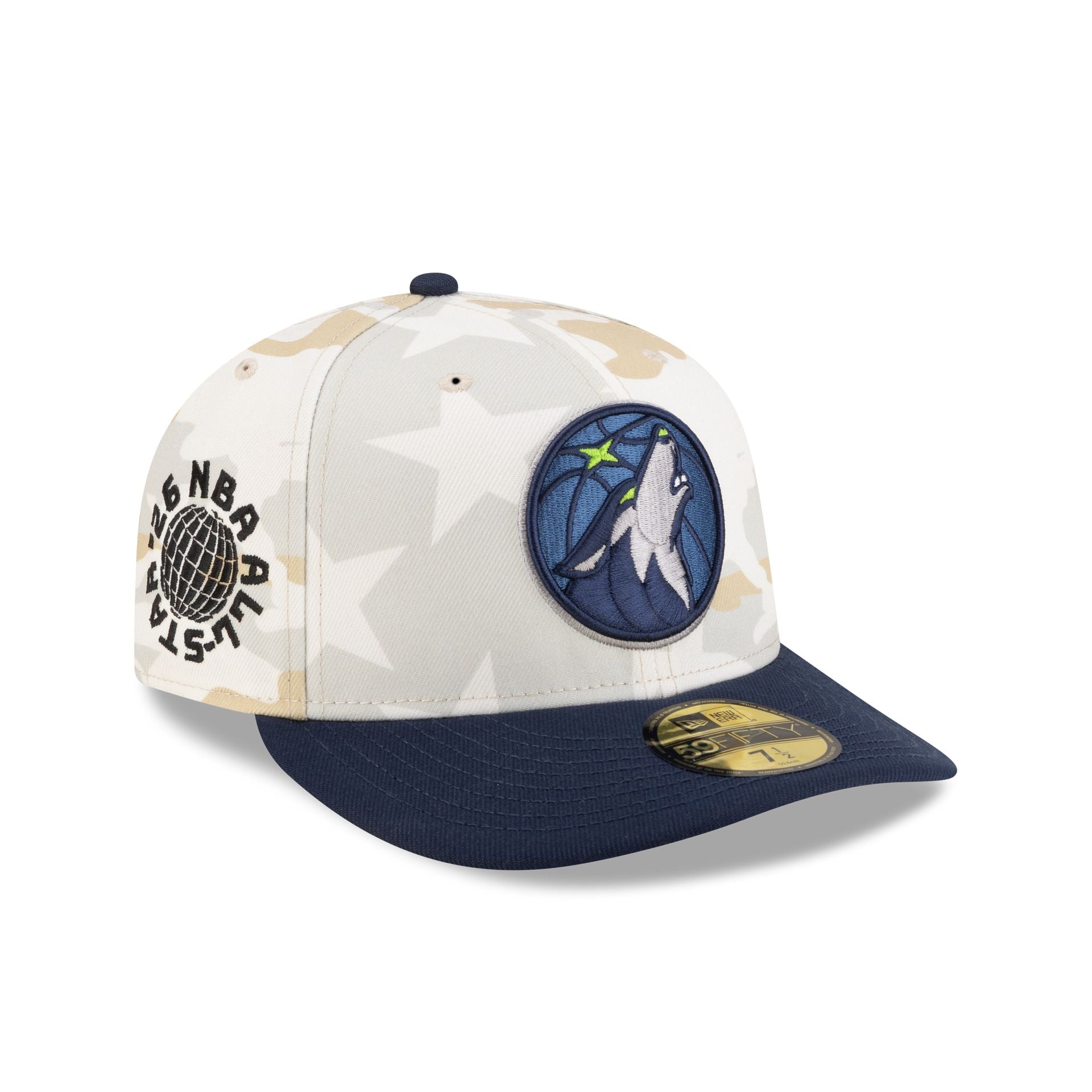Savior Worldwide X Minnesota Timberwolves Chrome 59Fifty Fitted Hat