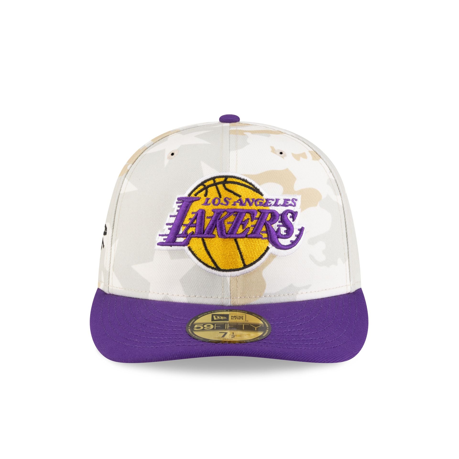 Alternative view of Savior Worldwide X Los Angeles Lakers Chrome 59Fifty Fitted Hat