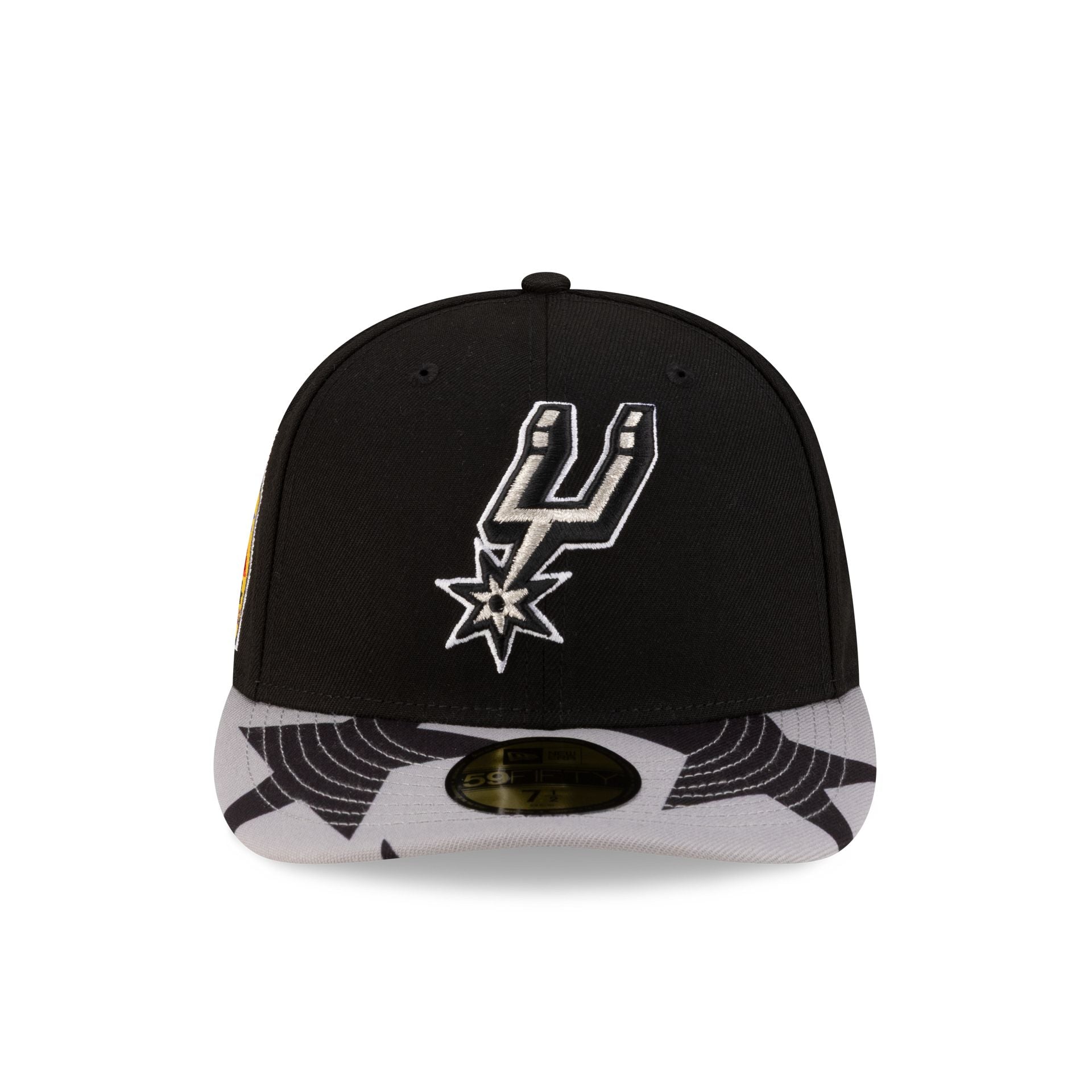 Alternative view of Savior Worldwide X San Antonio Spurs Black 59Fifty Fitted Hat