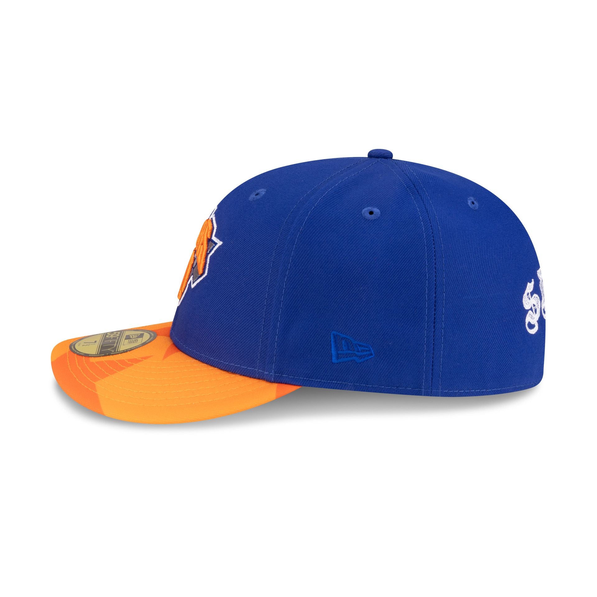 Savior Worldwide X New York Knicks Blue 59Fifty Fitted Hat - Image 5