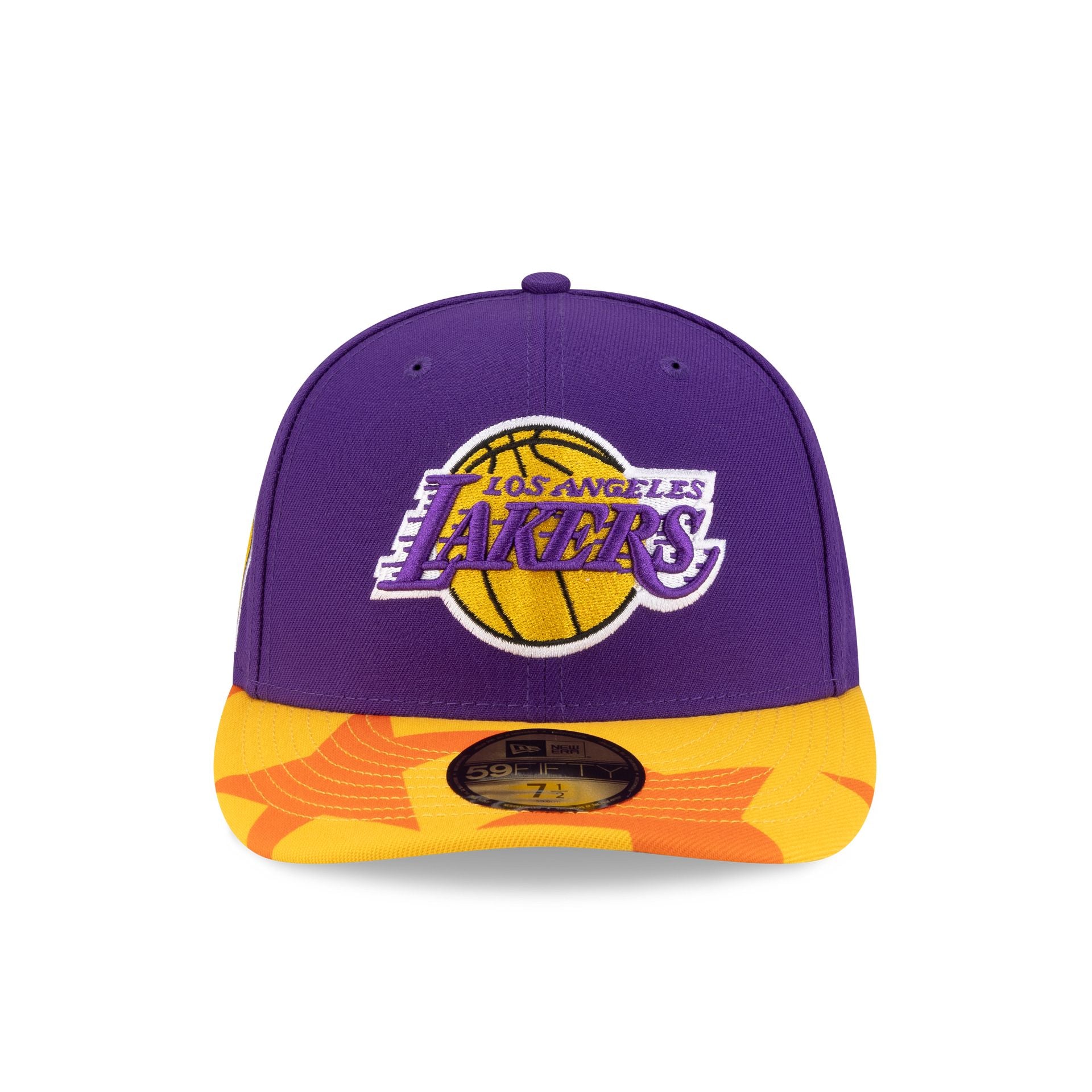 Alternative view of Savior Worldwide X Los Angeles Lakers Purple 59Fifty Fitted Hat