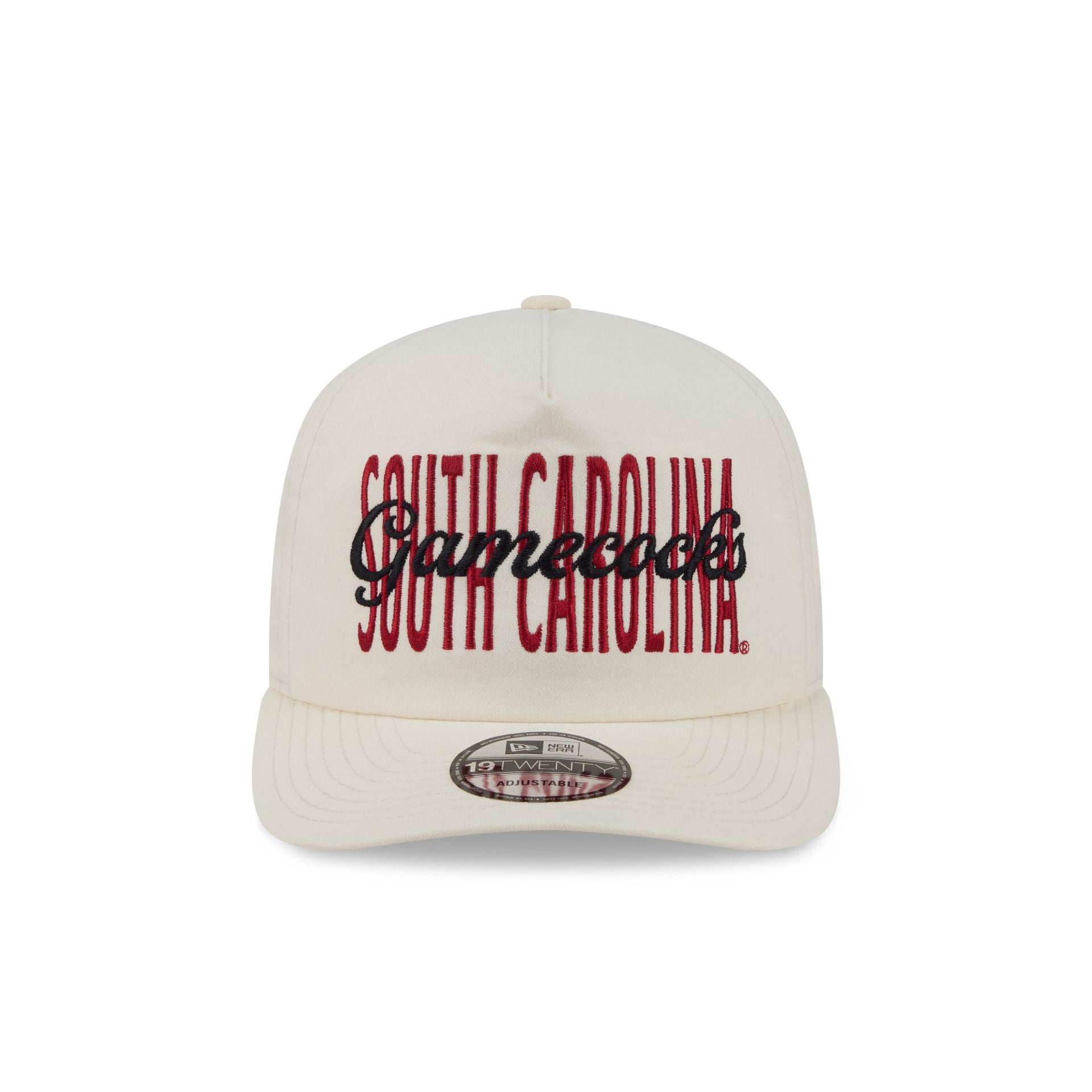 Alternative view of South Carolina Gamecocks Collegiate Script Ivory 19Twenty Snapback Hat