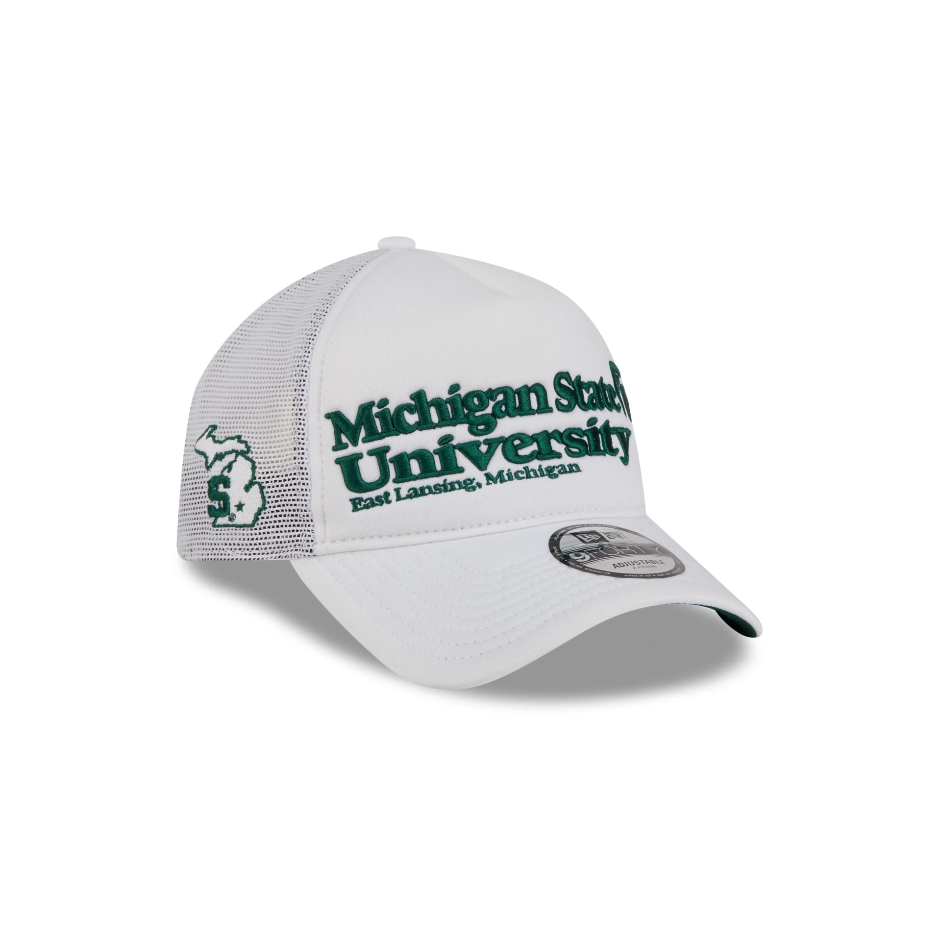 Michigan State Spartans Collegiate City, State 9Forty A-Frame Trucker Hat