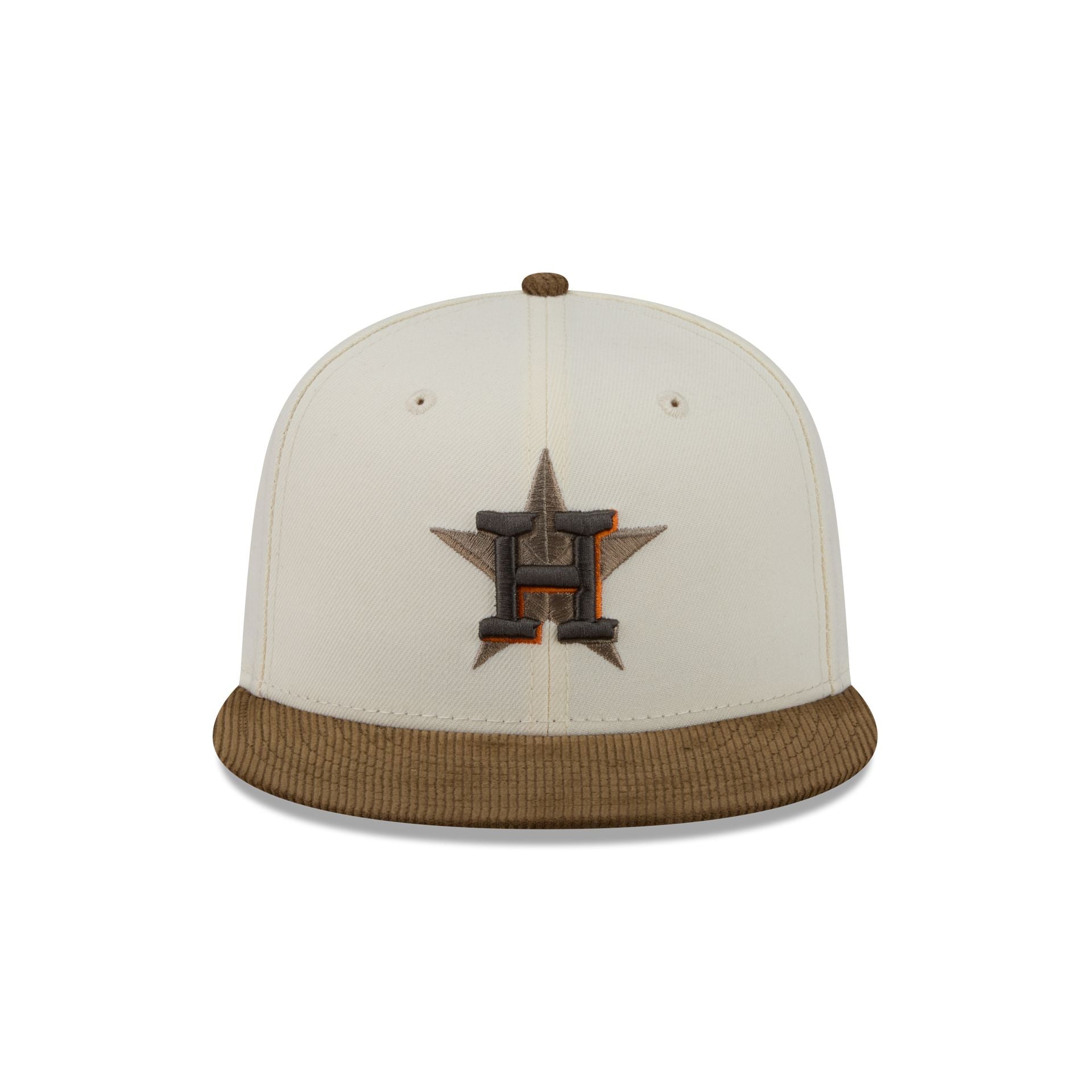 Alternative view of Just Caps Corduroy Chrome Houston Astros 59Fifty Fitted Hat