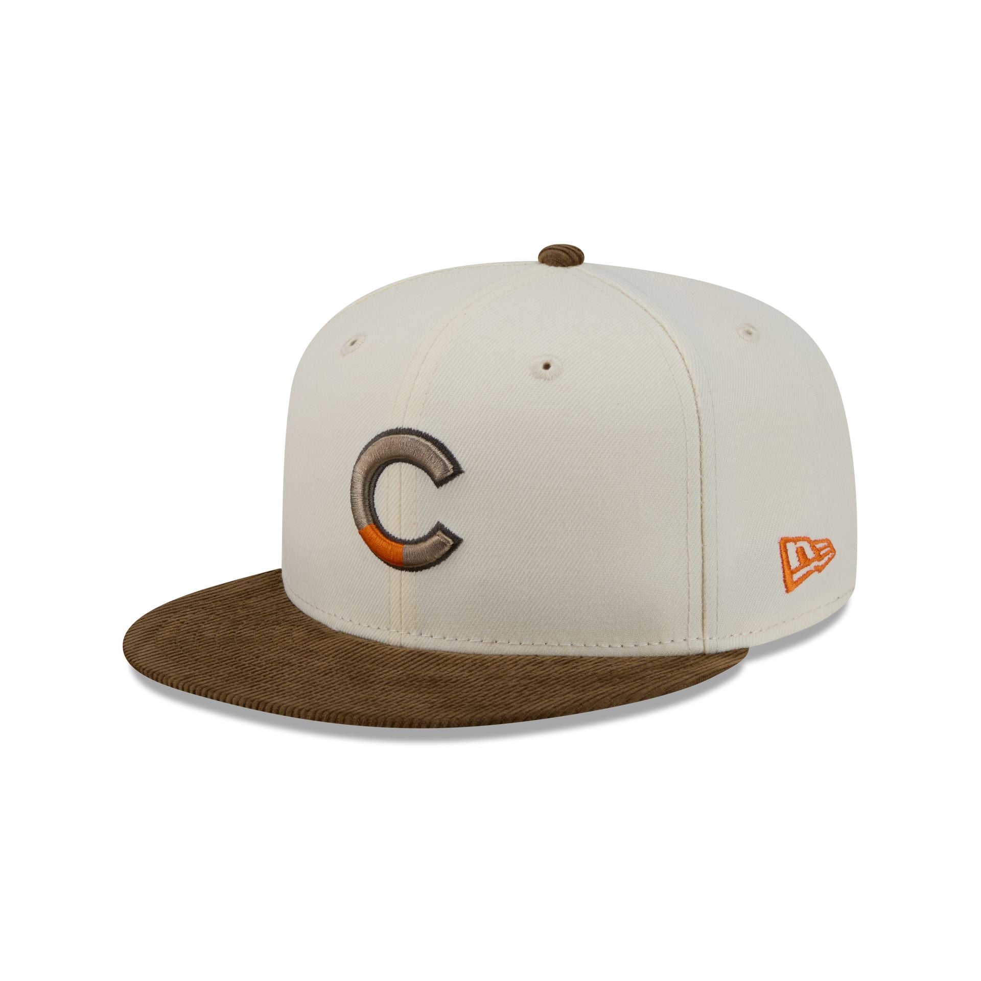 Just Caps Corduroy Chrome Chicago Cubs 59Fifty Fitted Hat