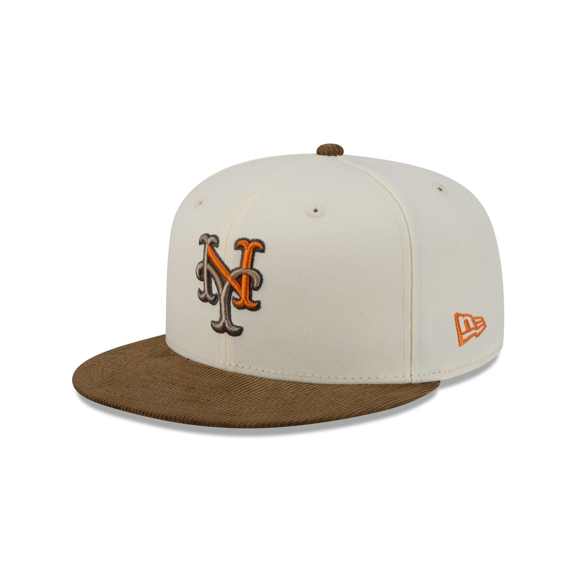 Just Caps Corduroy Chrome New York Mets 59Fifty Fitted Hat