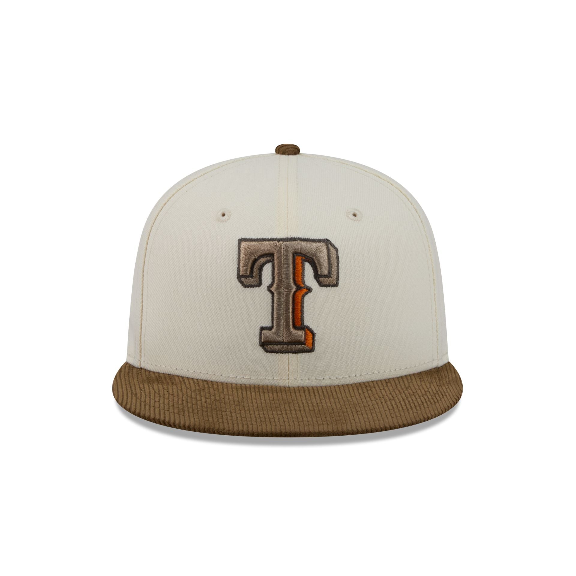 Alternative view of Just Caps Corduroy Chrome Texas Rangers 59Fifty Fitted Hat