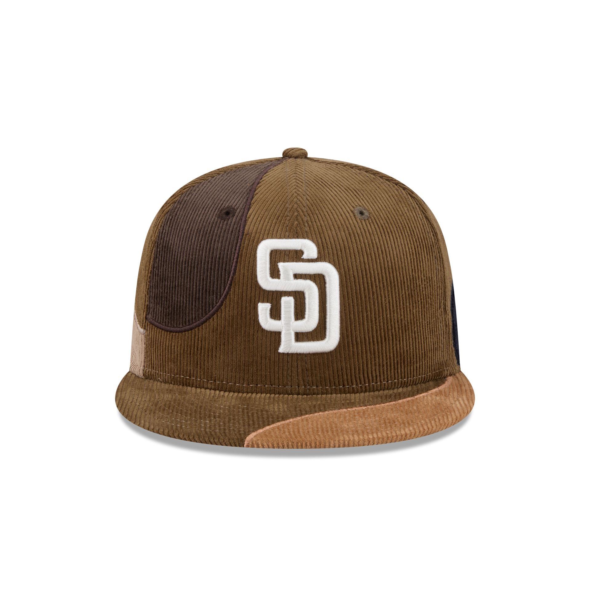 Alternative view of Just Caps Patch Corduroy San Diego Padres 59Fifty Fitted Hat