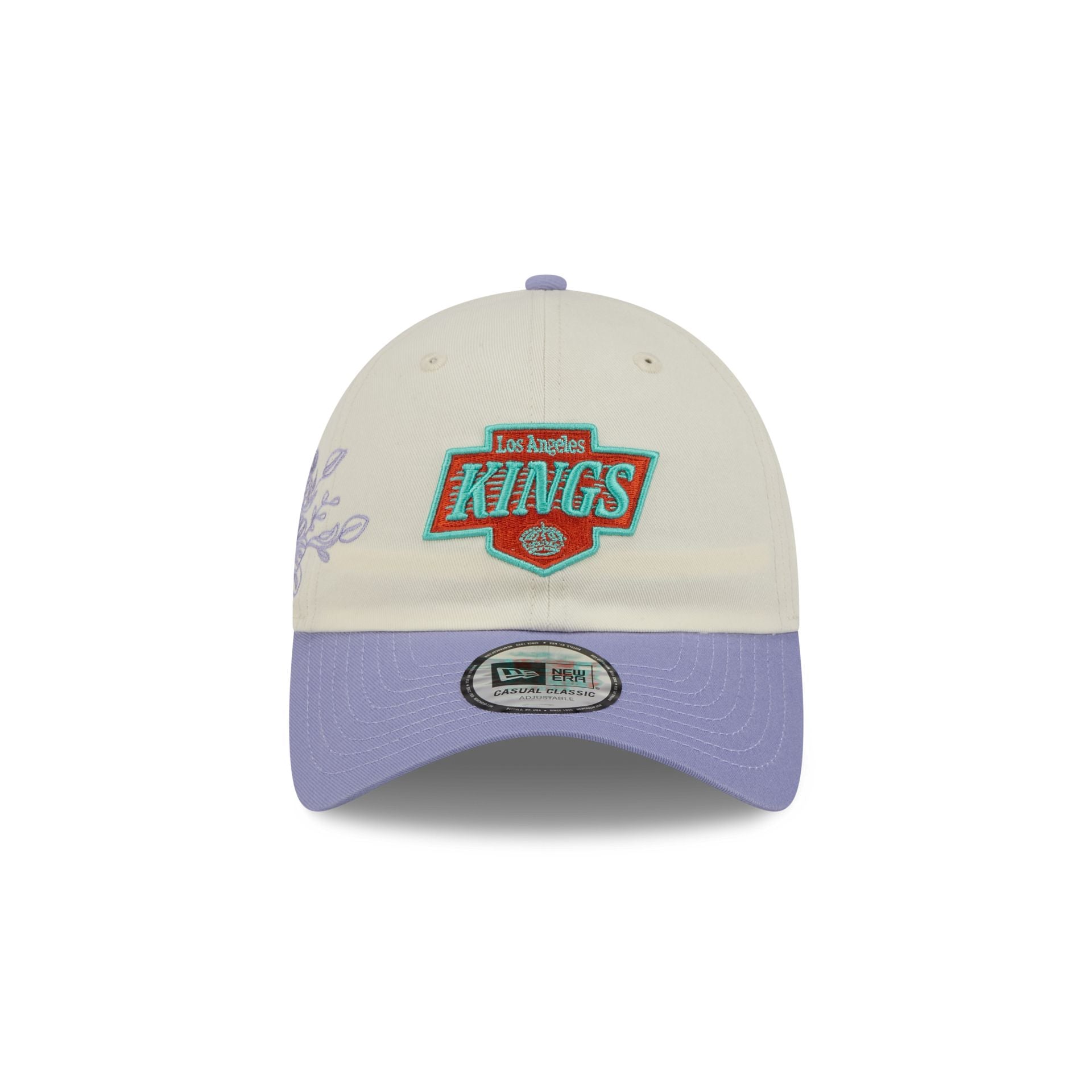 Alternative view of Los Angeles Kings Lavender Flowers Casual Classic Adjustable Hat