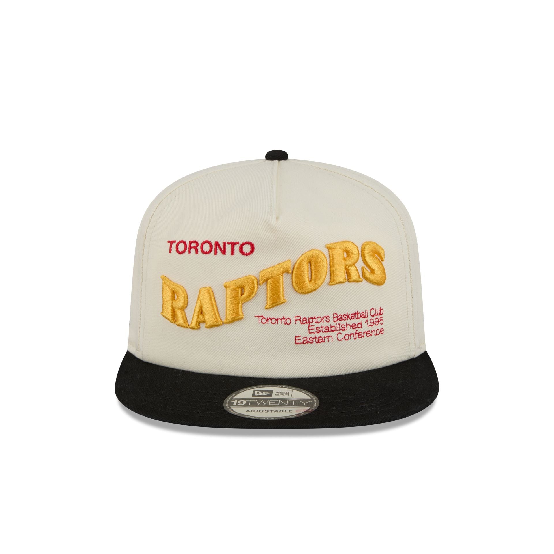 Alternative view of Toronto Raptors Conference Script Chrome White 19Twenty Adjustable Hat