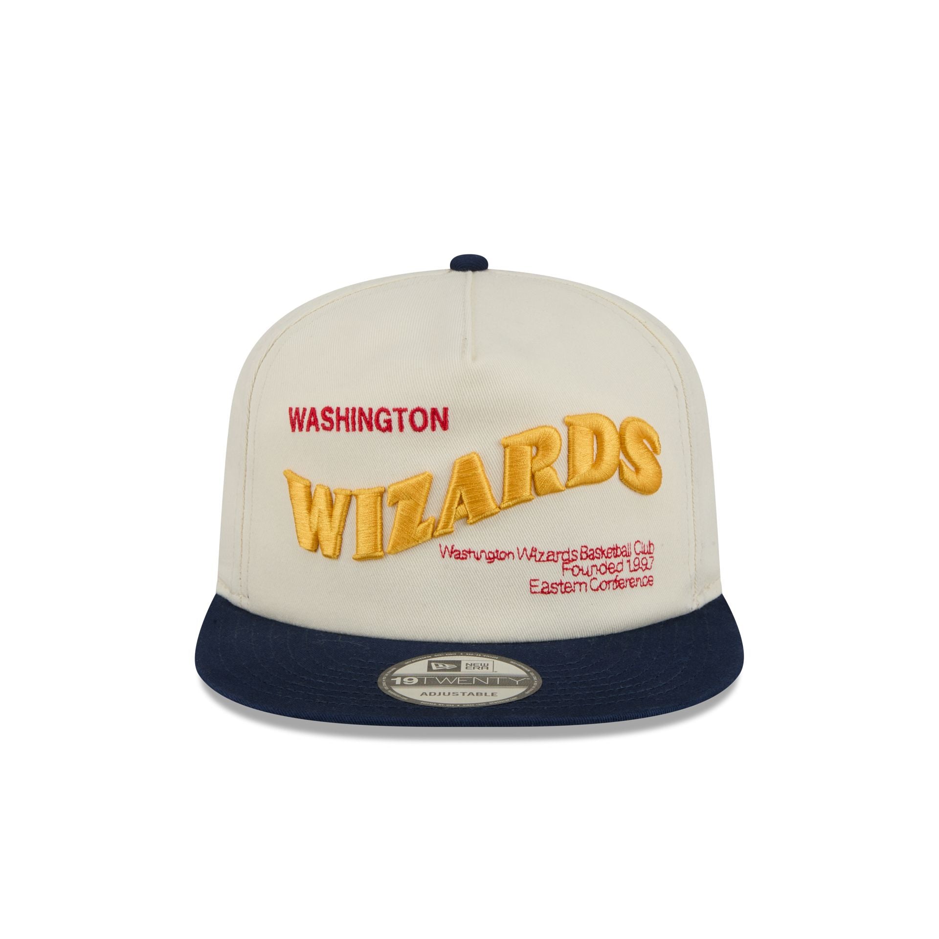 Alternative view of Washington Wizards Conference Script Chrome White 19Twenty Adjustable Hat