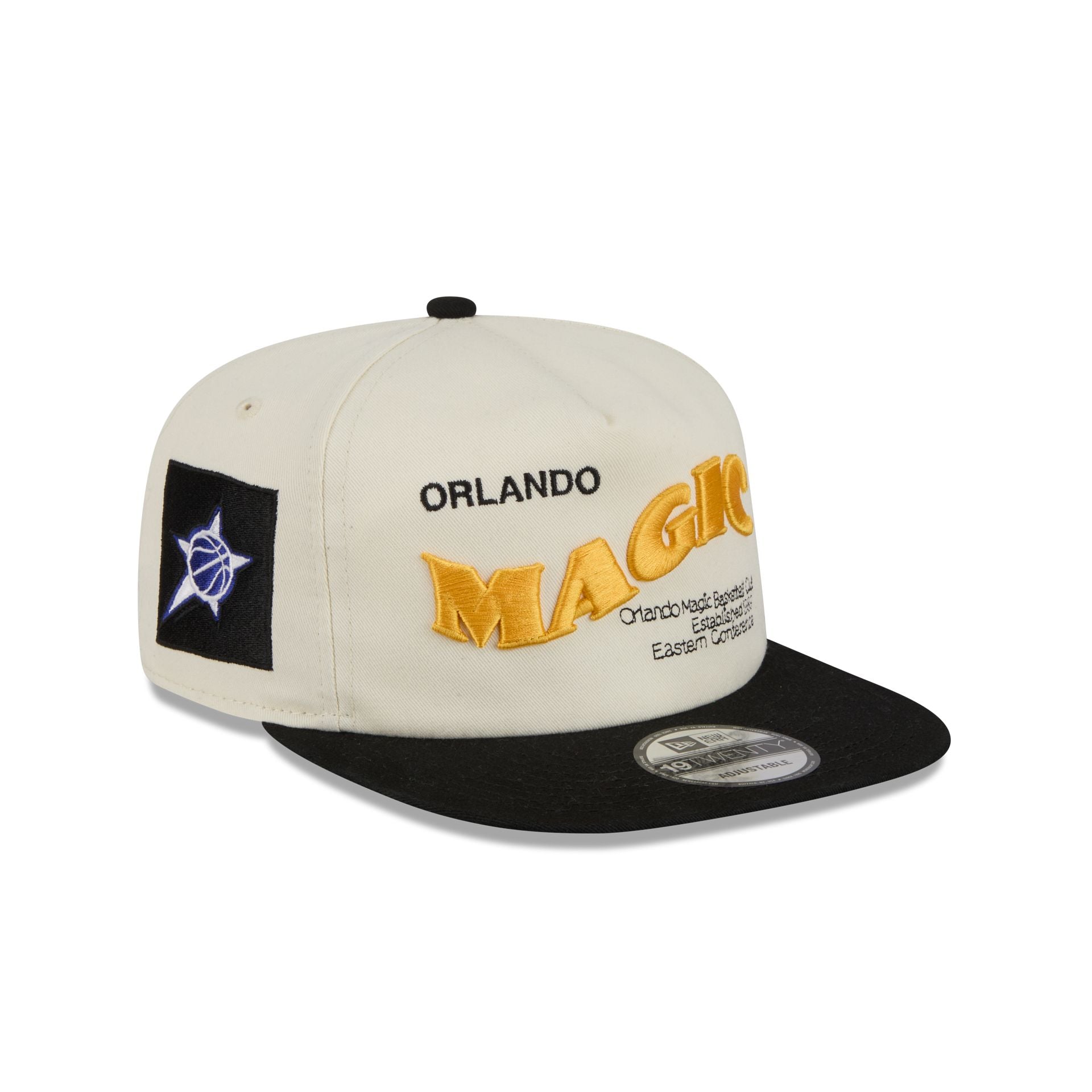 Orlando Magic Conference Script Chrome White 19Twenty Adjustable Hat