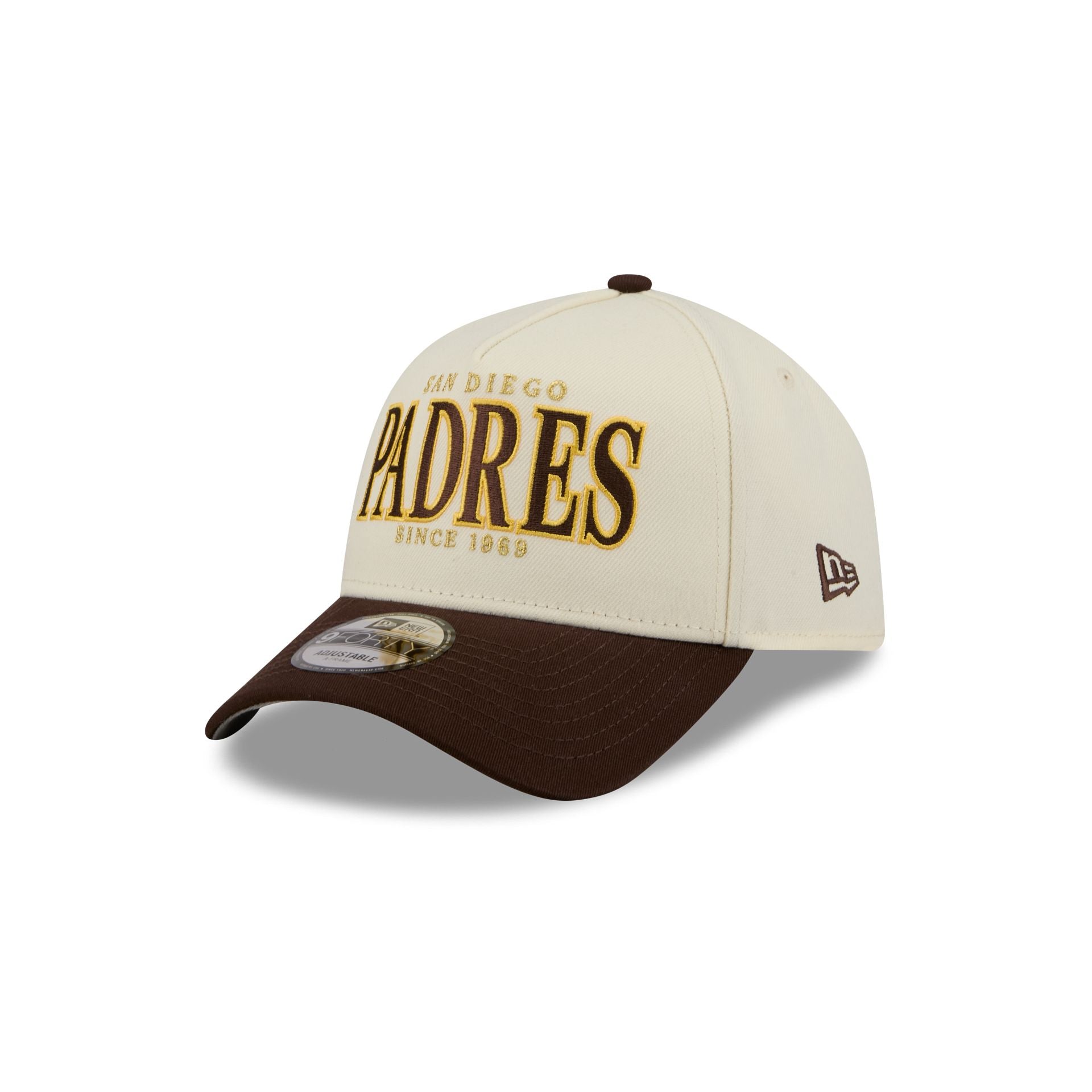 San Diego Padres Opening Day Chrome White 9Forty A-Frame Snapback Hat - Image 3