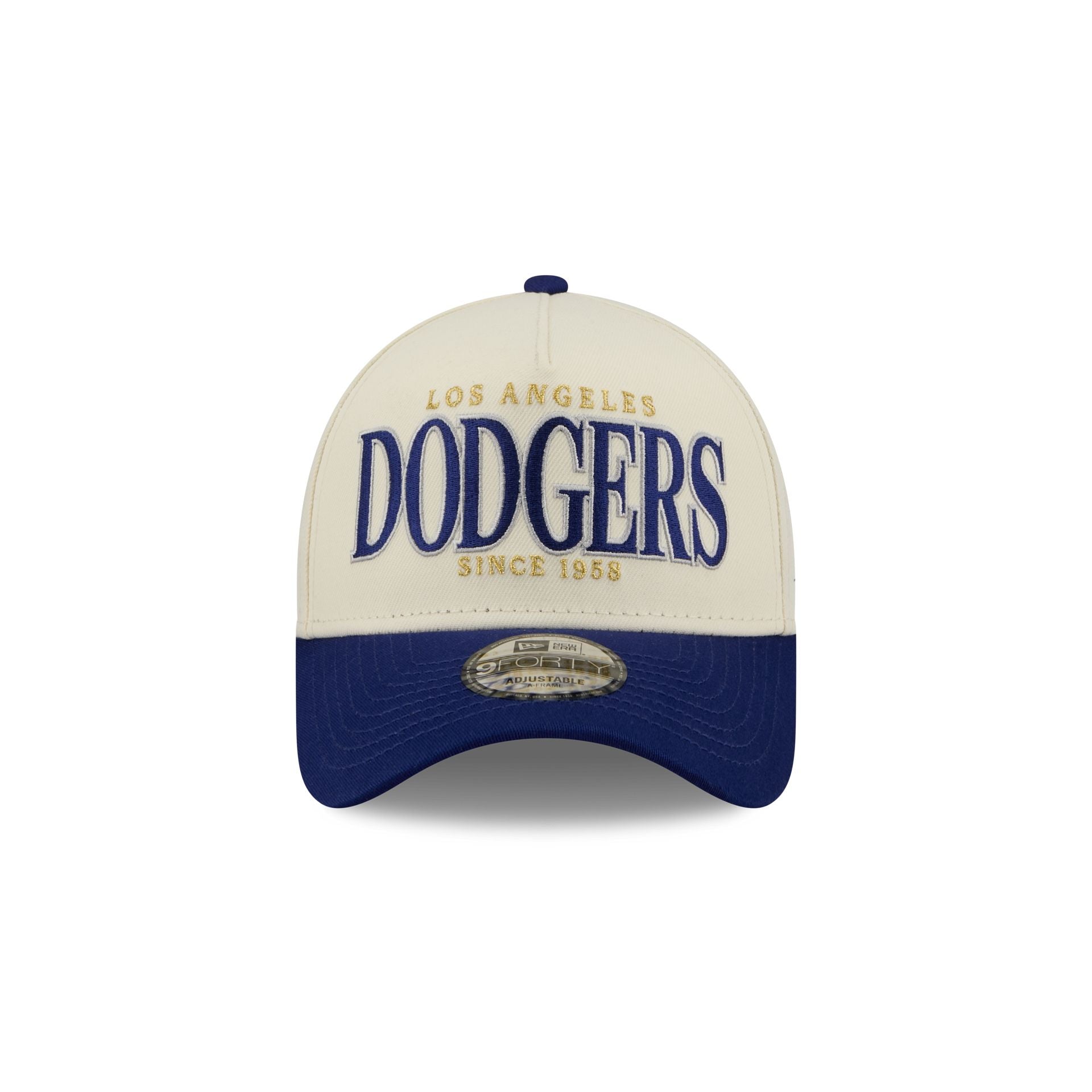 Alternative view of Los Angeles Dodgers Opening Day Chrome White 9Forty A-Frame Snapback Hat