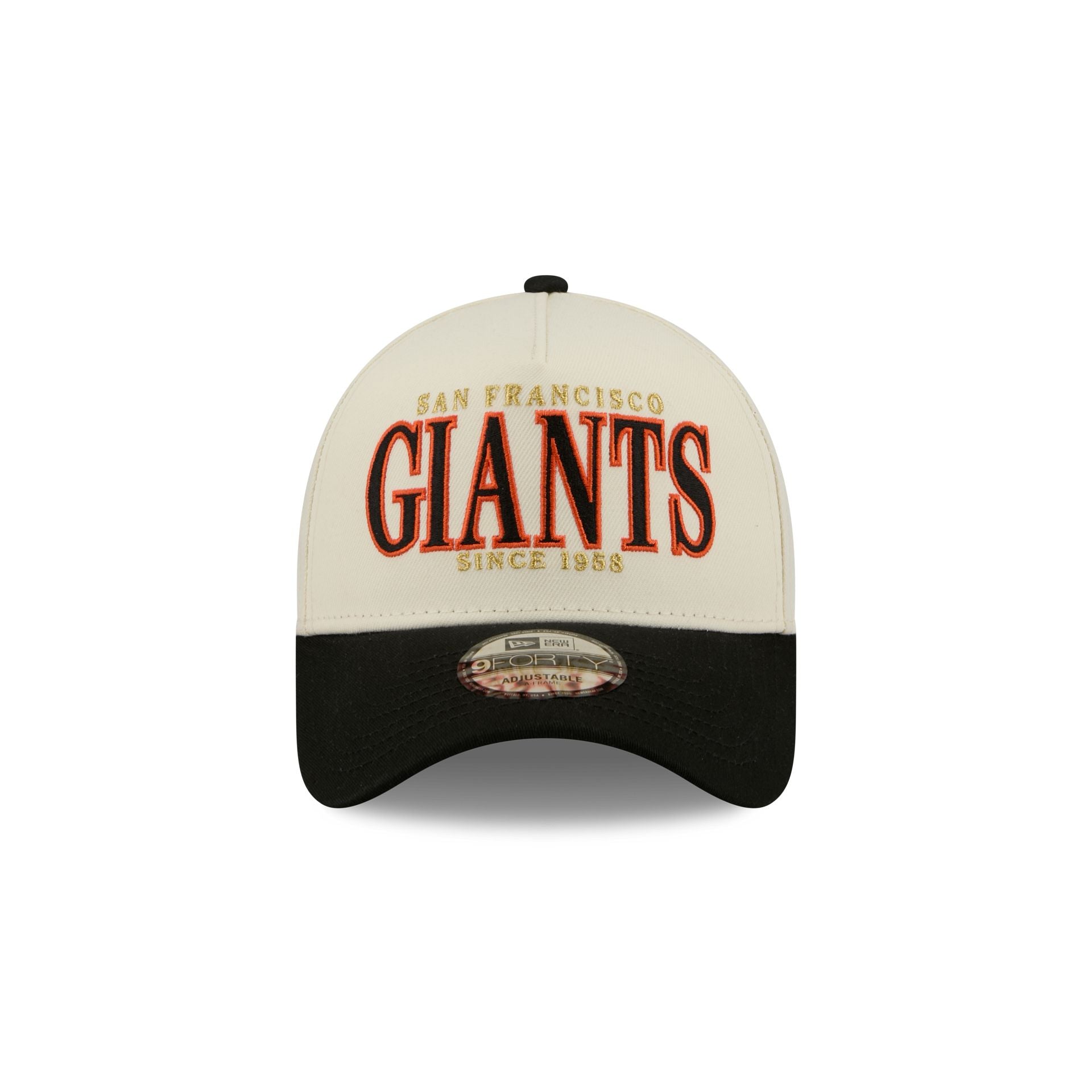 San Francisco Giants Opening Day Chrome White 9Forty A-Frame Snapback Hat - Image 2
