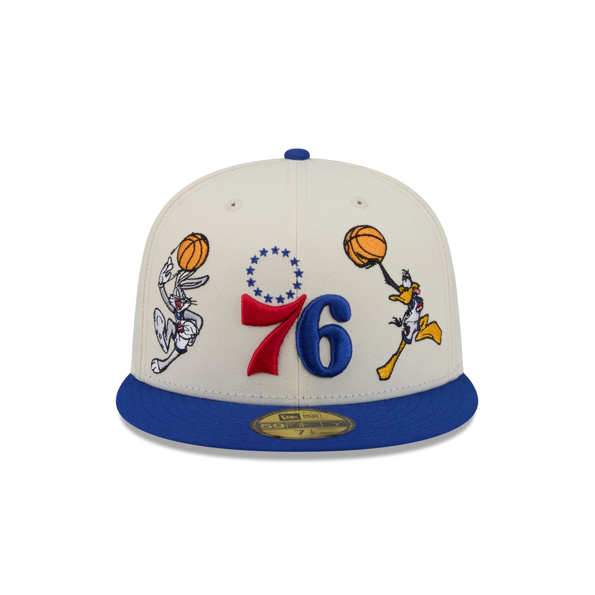 Alternative view of Space Jam X Philadelphia 76Ers Tune Squad Chrome White 59Fifty Fitted Hat