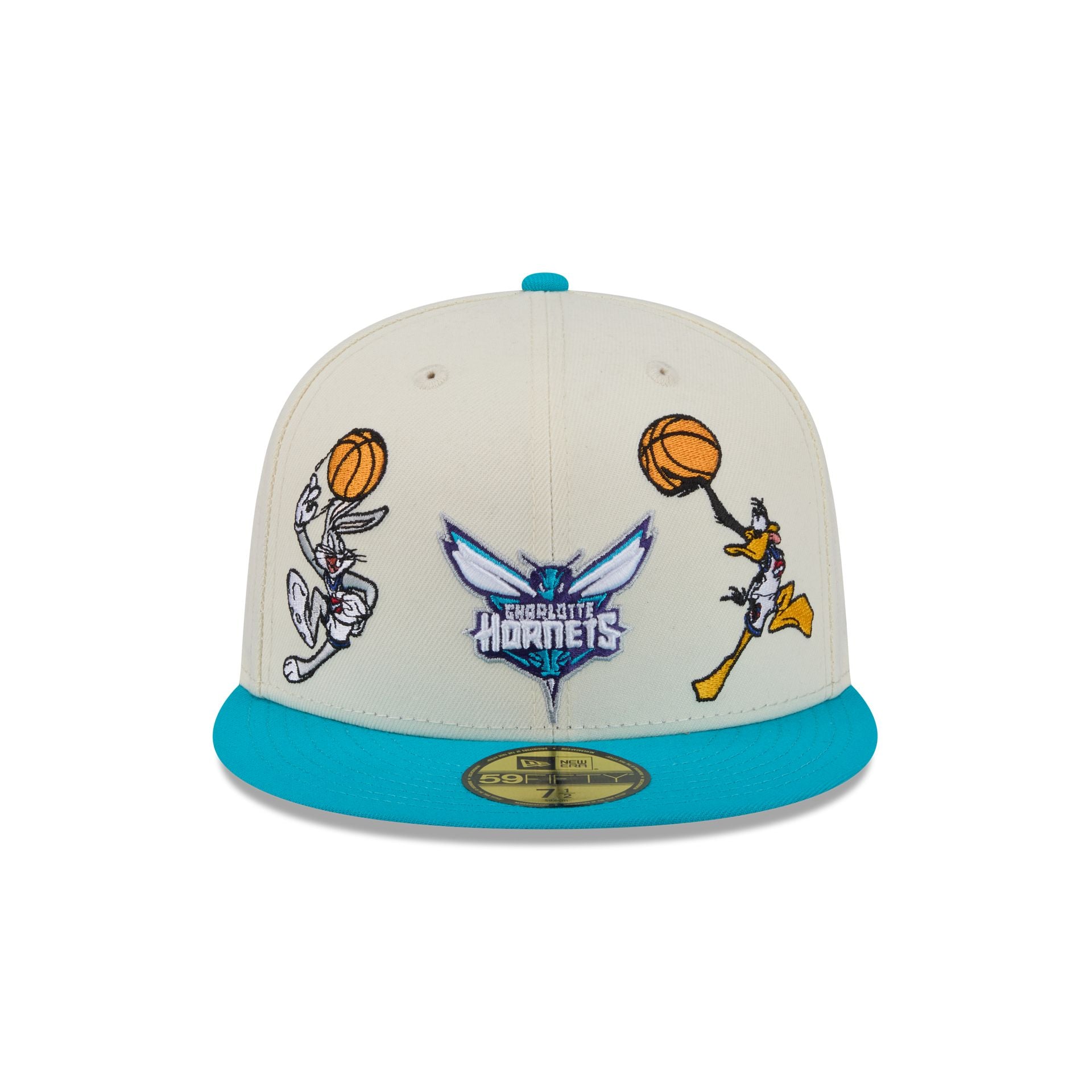 Alternative view of Space Jam X Charlotte Hornets Tune Squad Chrome White 59Fifty Fitted Hat