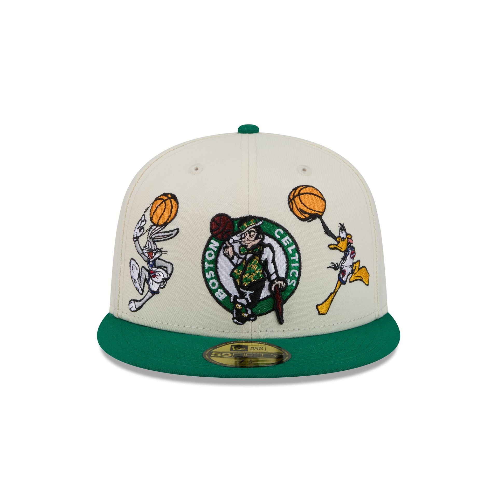Alternative view of Space Jam X Boston Celtics Tune Squad Chrome White 59Fifty Fitted Hat