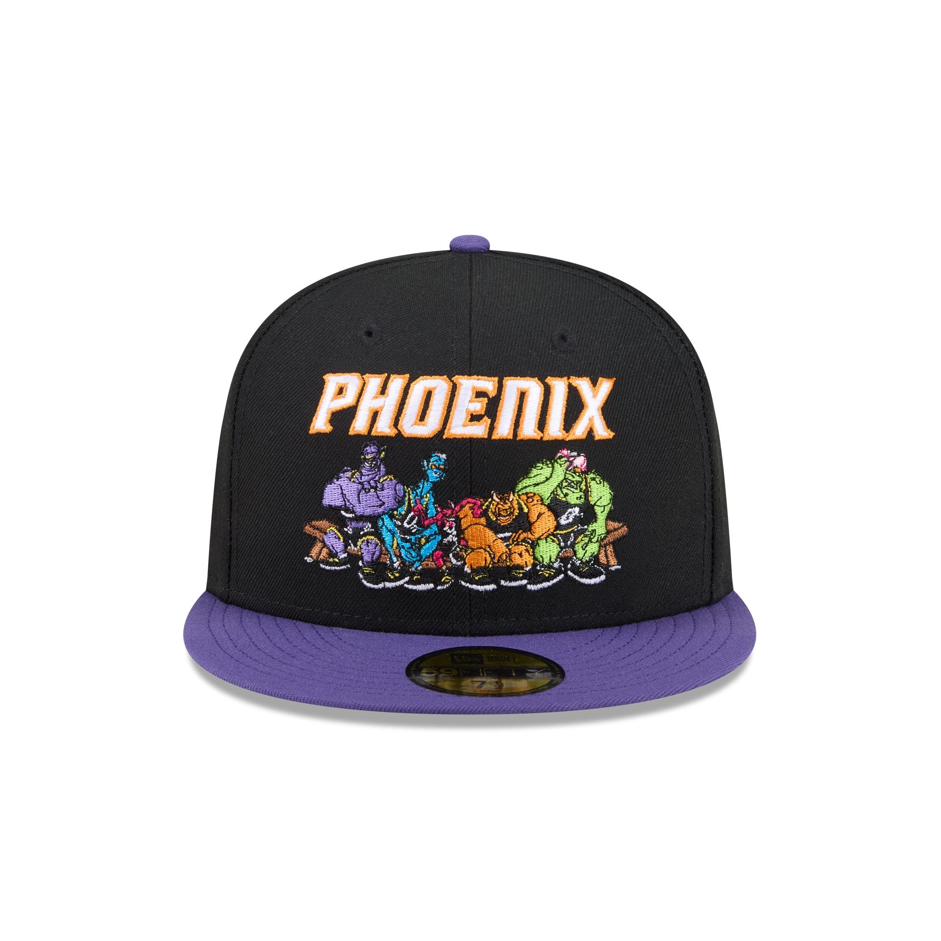 Alternative view of Space Jam X Phoenix Suns Monstars Black 59Fifty Fitted Hat