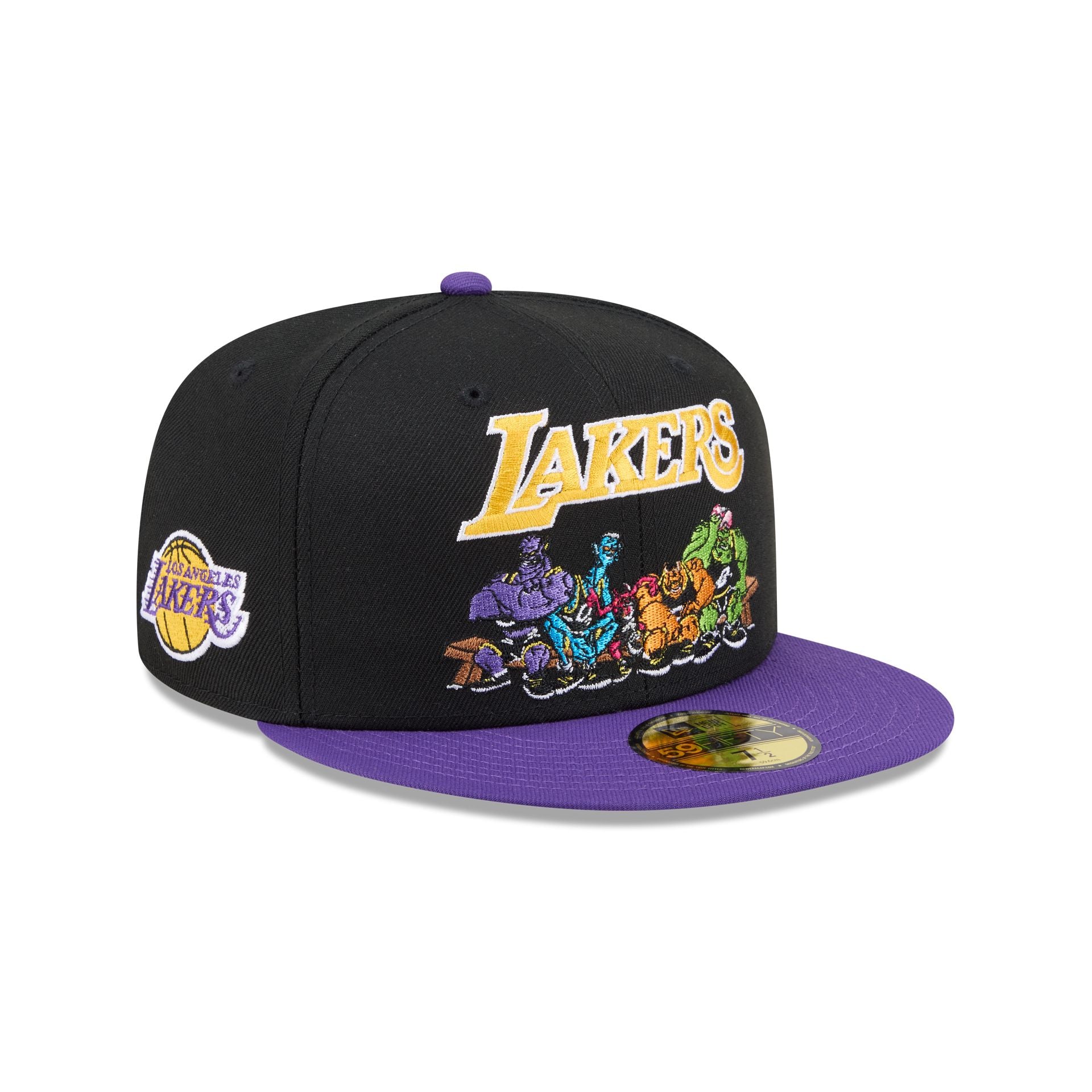 Space Jam X Los Angeles Lakers Monstars Black 59Fifty Fitted Hat