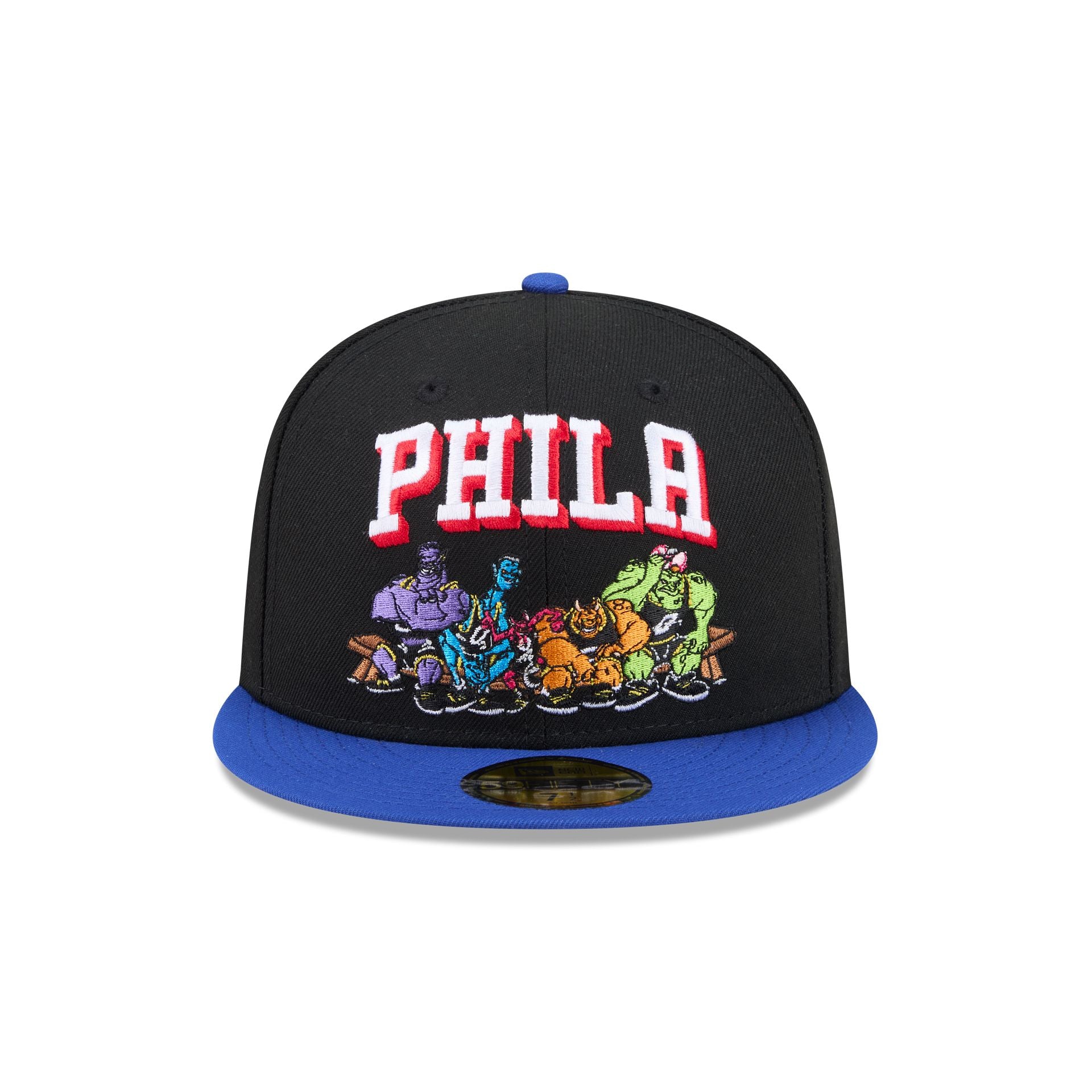 Alternative view of Space Jam X Philadelphia 76Ers Monstars Black 59Fifty Fitted Hat