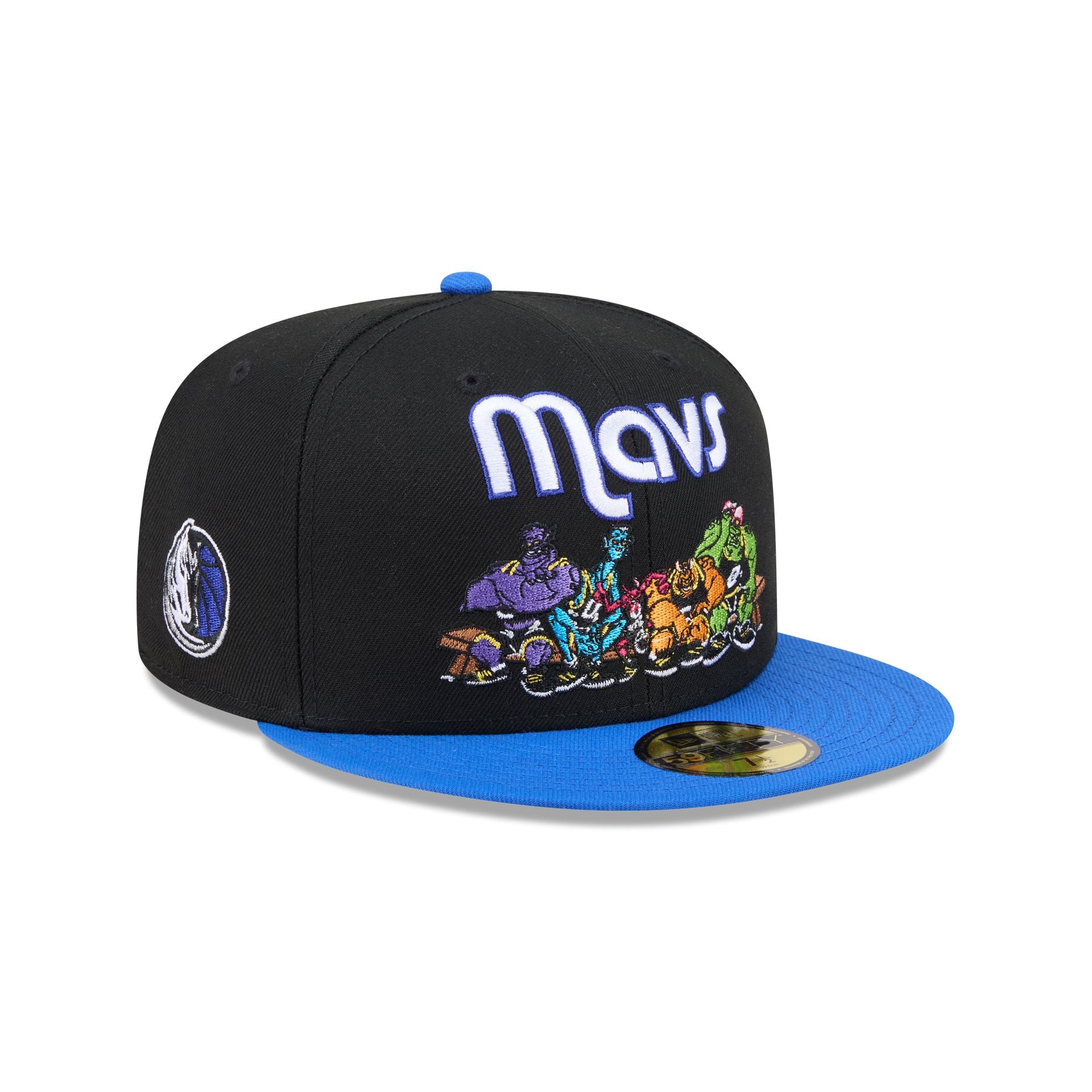 Space Jam X Dallas Mavericks Monstars Black 59Fifty Fitted Hat
