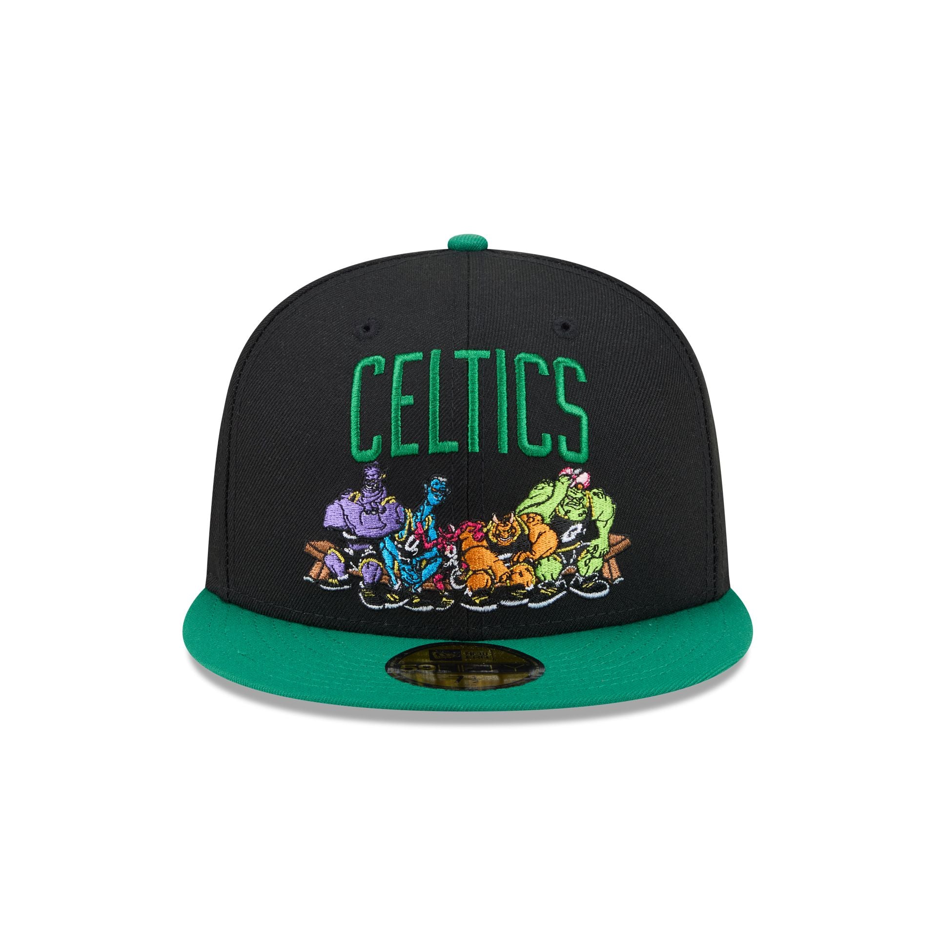 Alternative view of Space Jam X Boston Celtics Monstars Black 59Fifty Fitted Hat