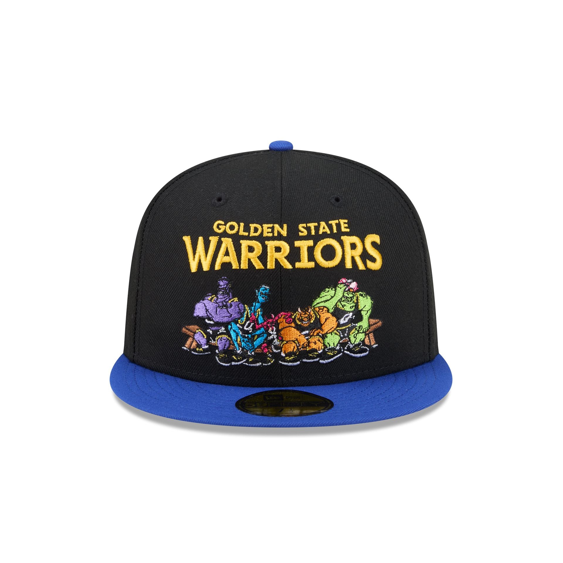 Alternative view of Space Jam X Golden State Warriors Monstars Black 59Fifty Fitted Hat