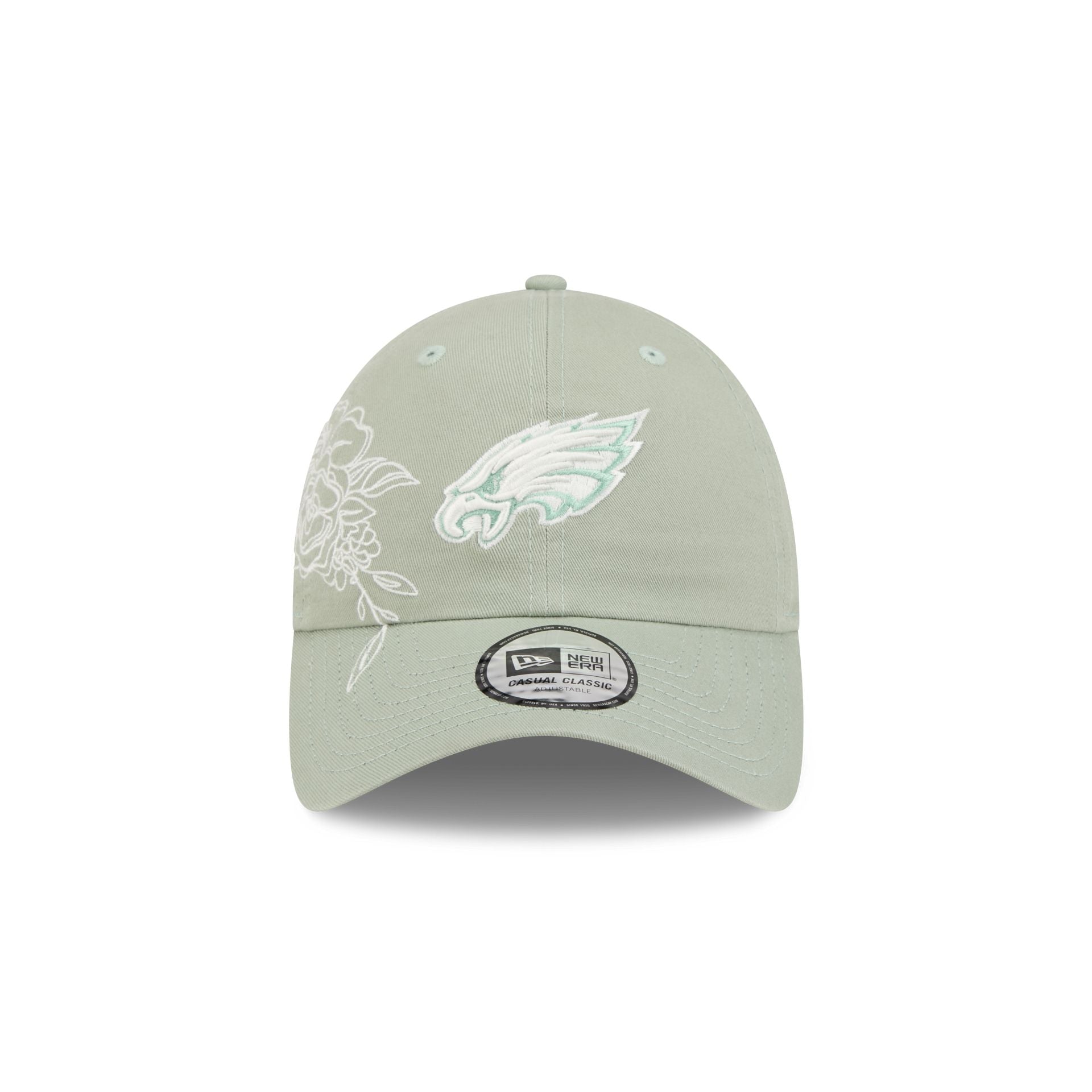 Alternative view of Philadelphia Eagles Stitched Flowers Casual Classic Adjustable Hat