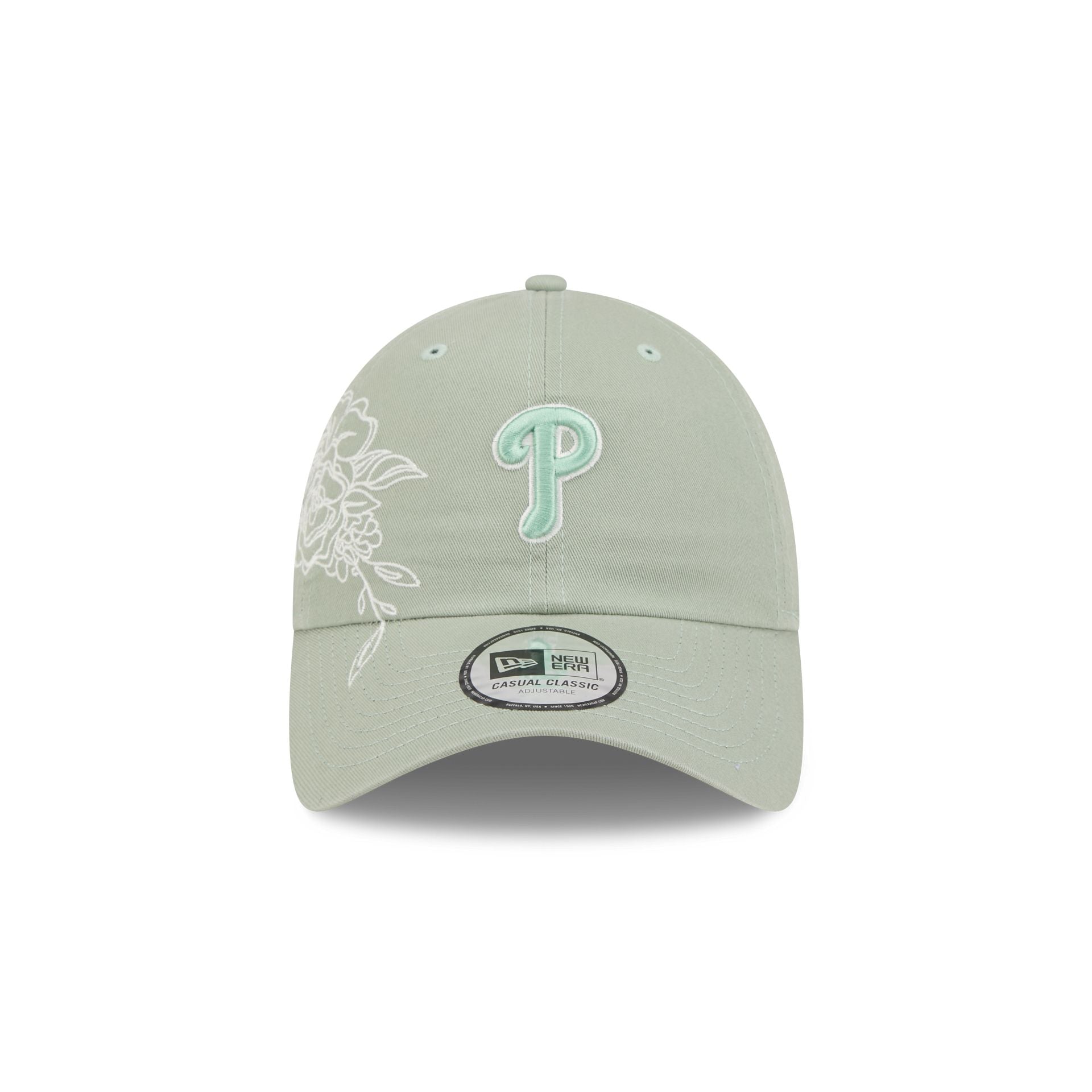 Alternative view of Philadelphia Phillies Stitched Flowers Casual Classic Adjustable Hat