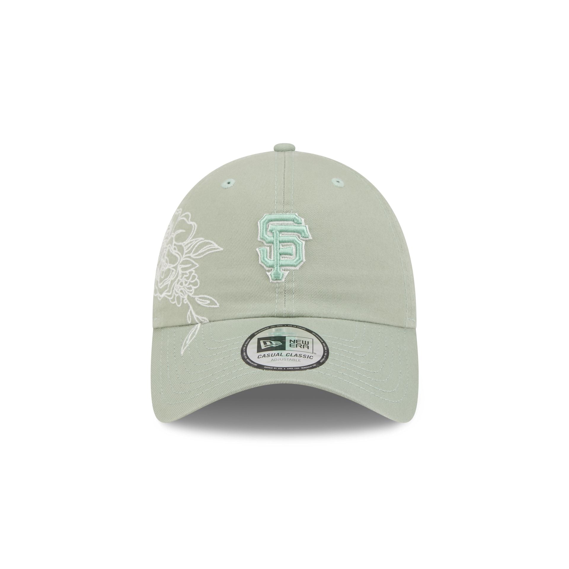 Alternative view of San Francisco Giants Stitched Flowers Casual Classic Adjustable Hat