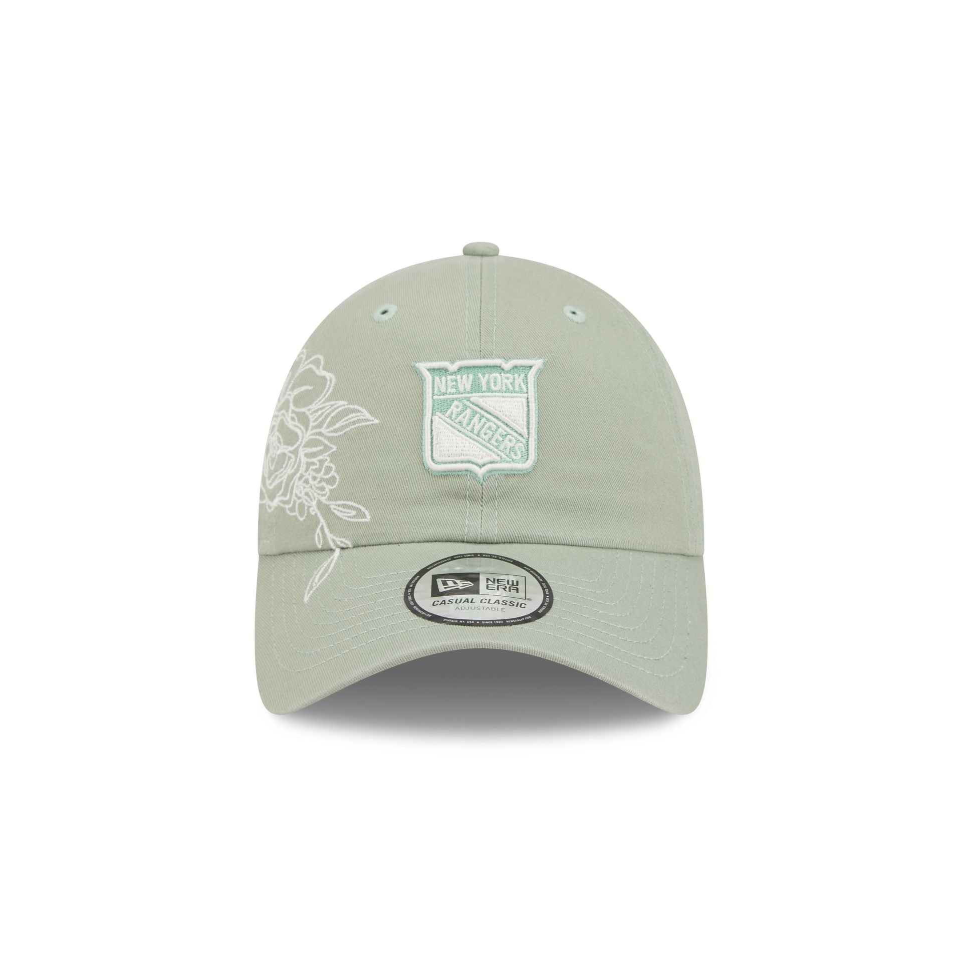 Alternative view of New York Rangers Stitched Flowers Casual Classic Adjustable Hat