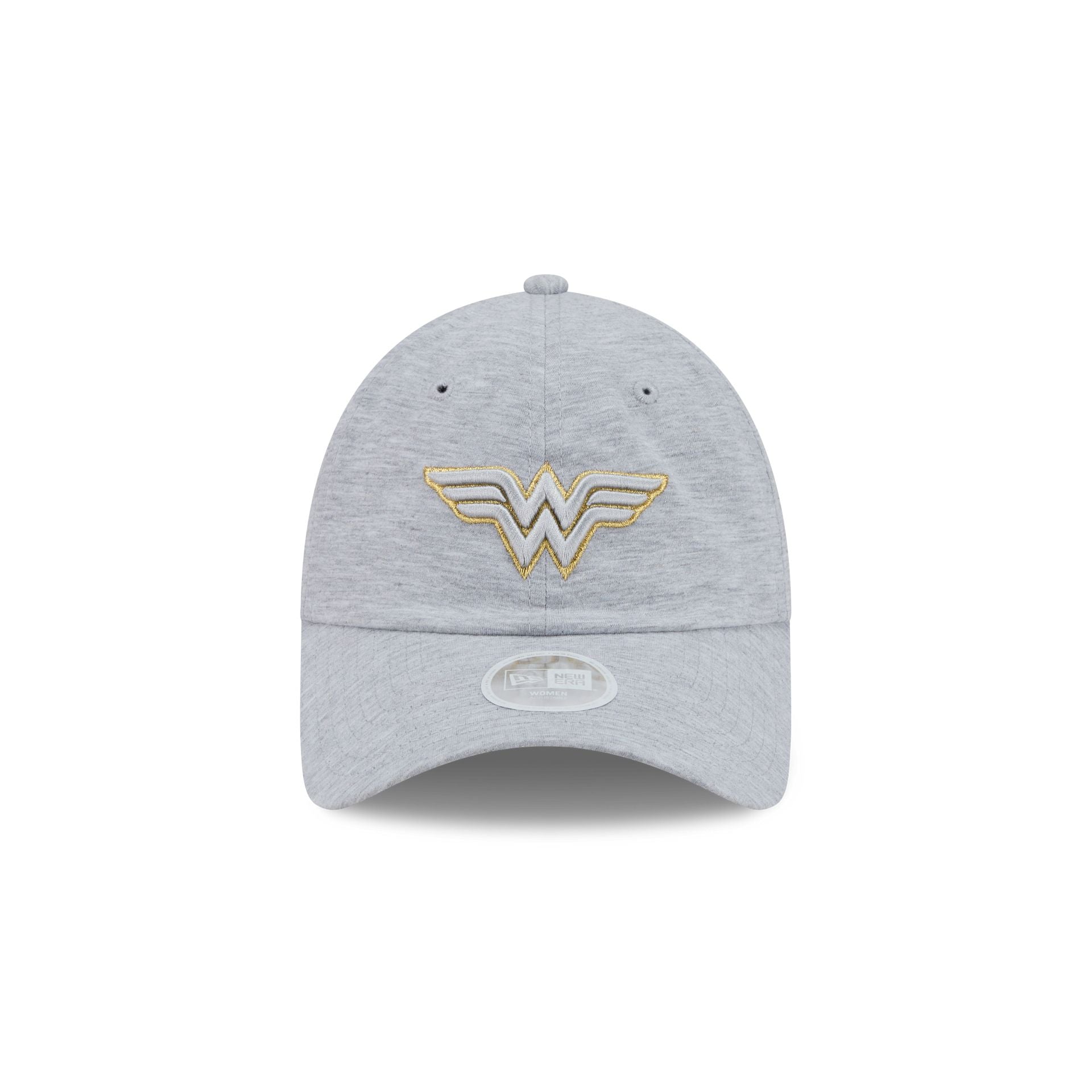 Alternative view of Wonder Woman Heather Gray Women's Open Back Ponytail Hat