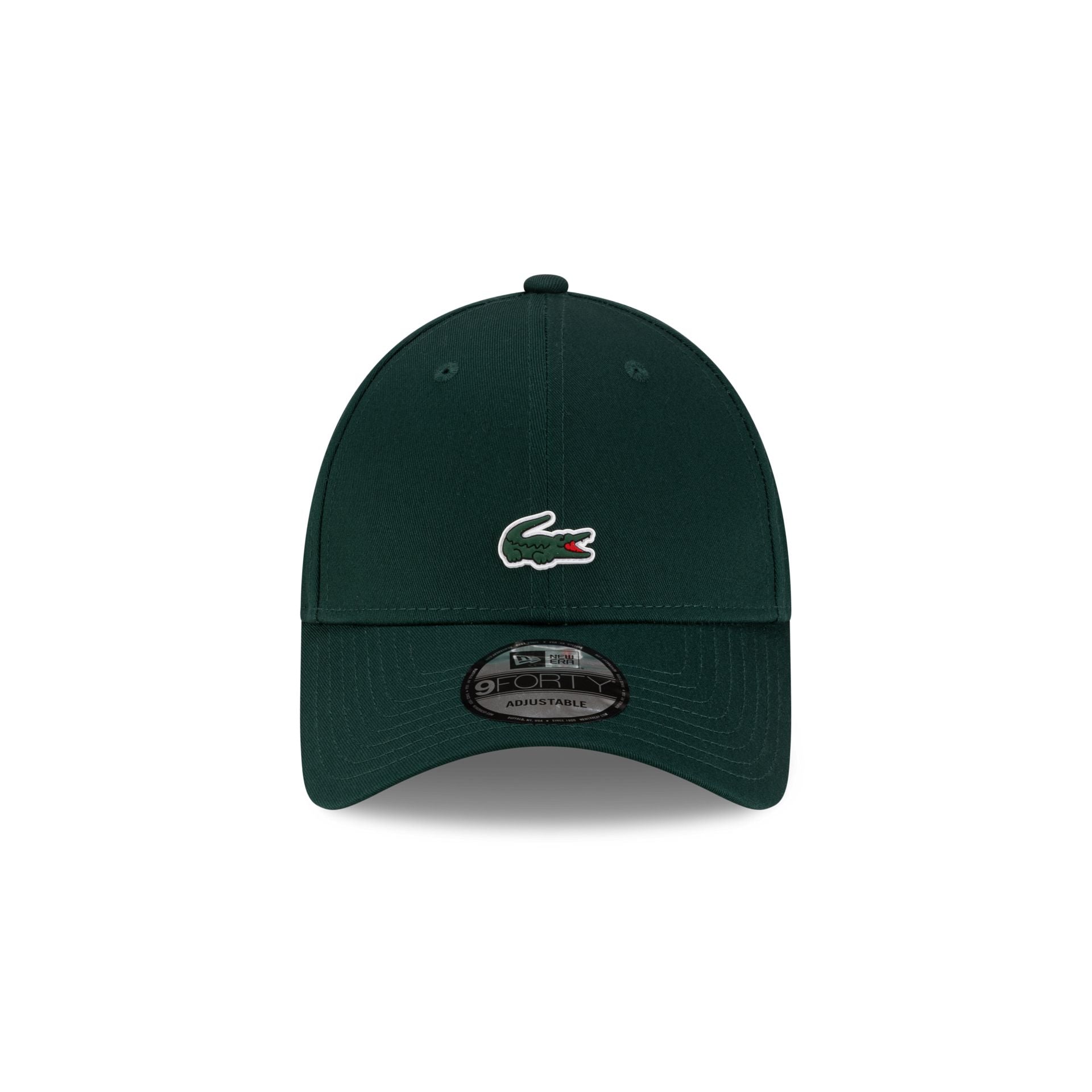 New Era Cap X Lacoste Dark Green 9Forty Adjustable Hat - Image 2