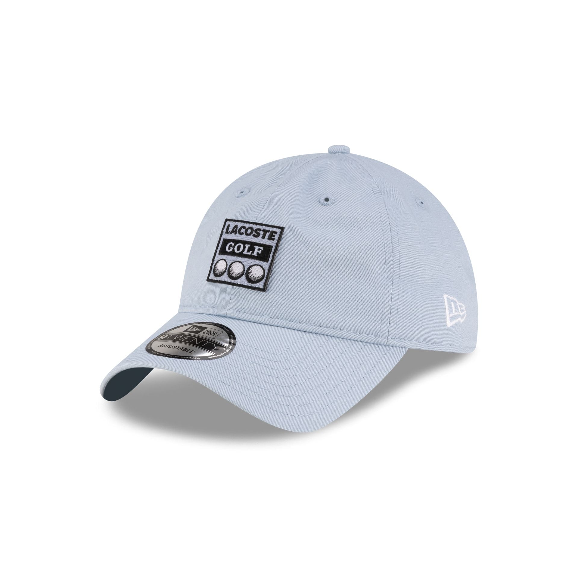 New Era Cap X Lacoste Ball Light Blue 9Twenty Adjustable Hat - Image 3