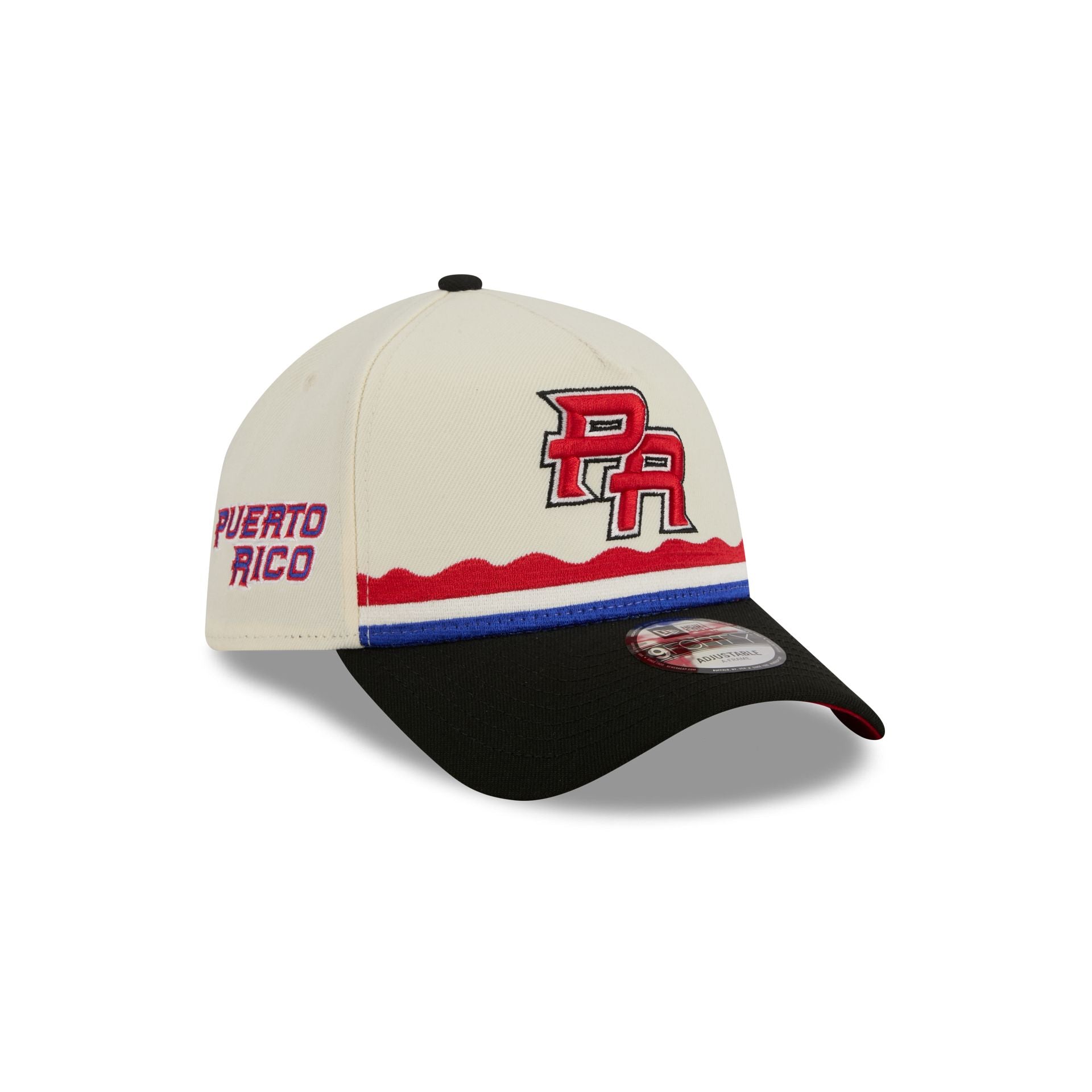 Puerto Rico JíBara Red 9Forty A-Frame Snapback Hat