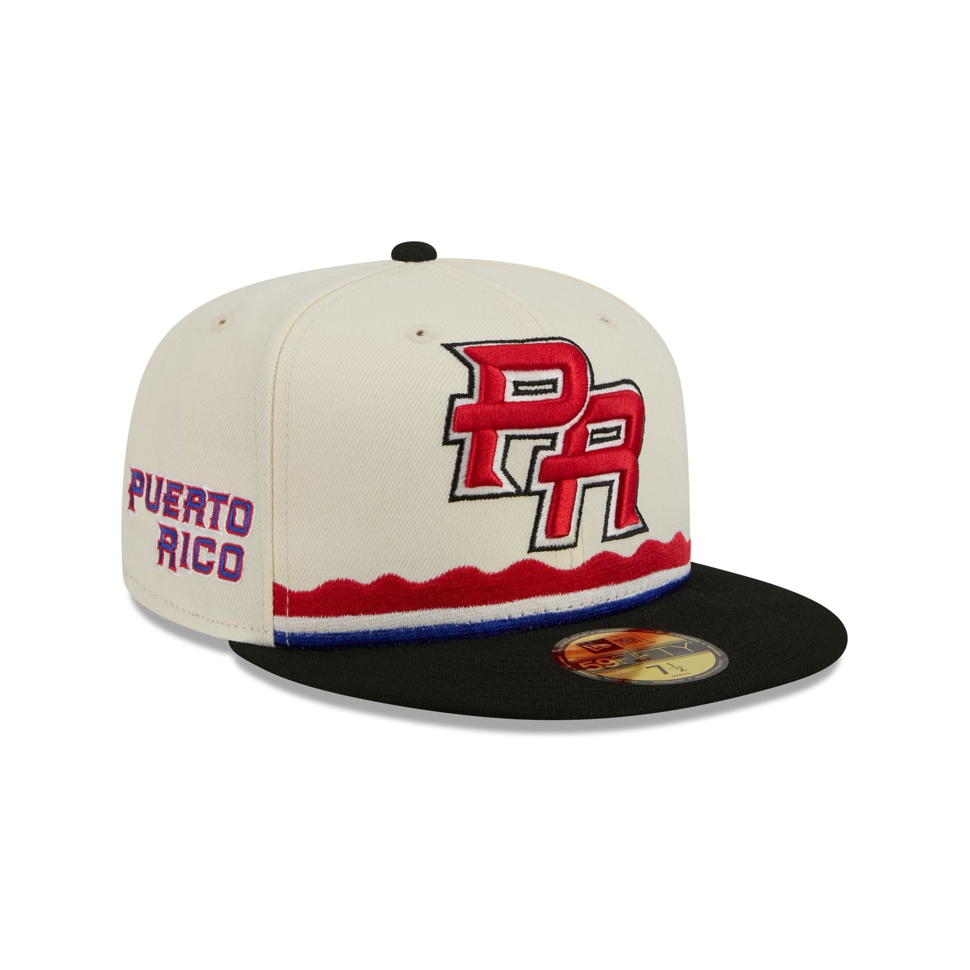 Puerto Rico JíBara Red 59Fifty Fitted Hat