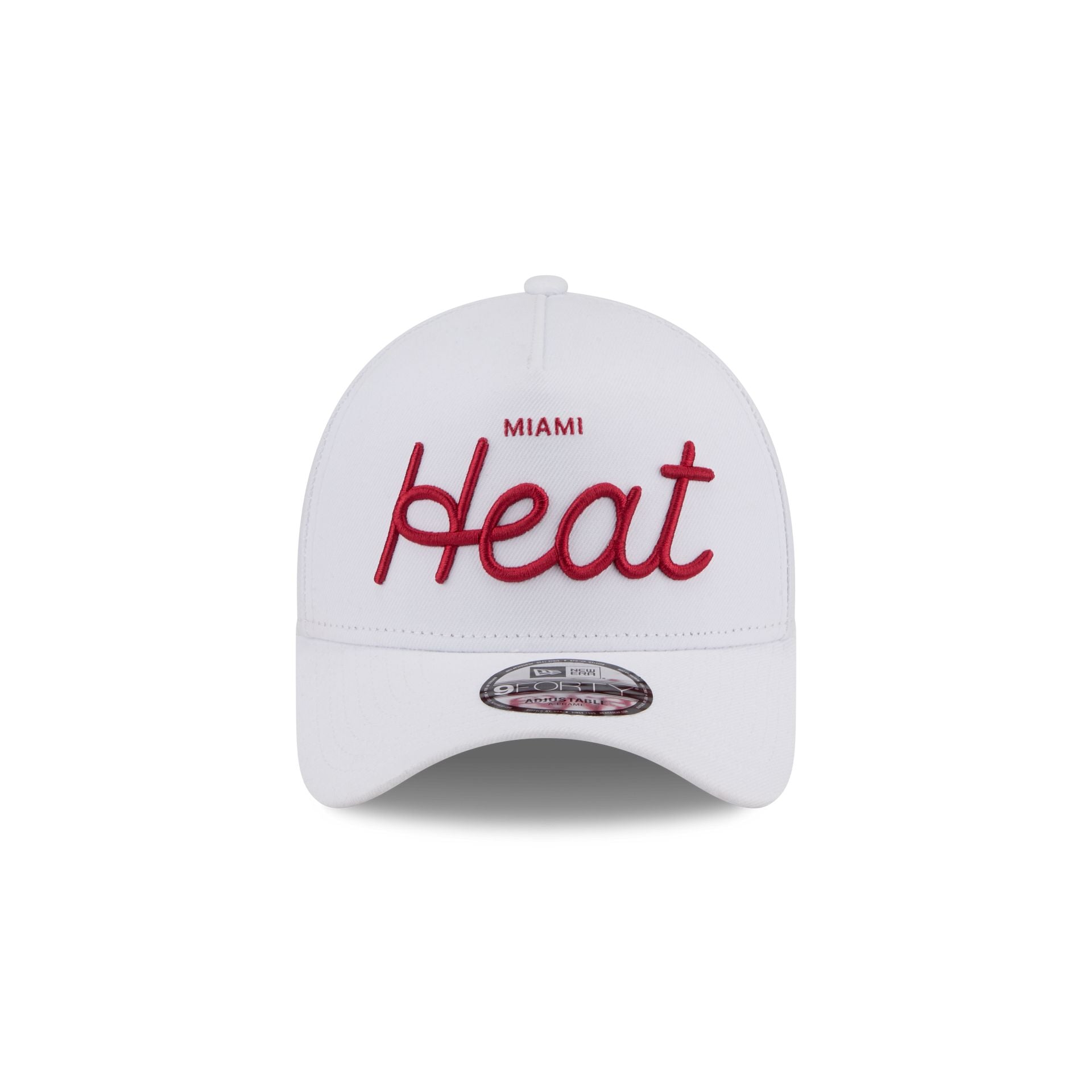 Alternative view of Malbon X Miami Heat 9Forty A-Frame Snapback Hat