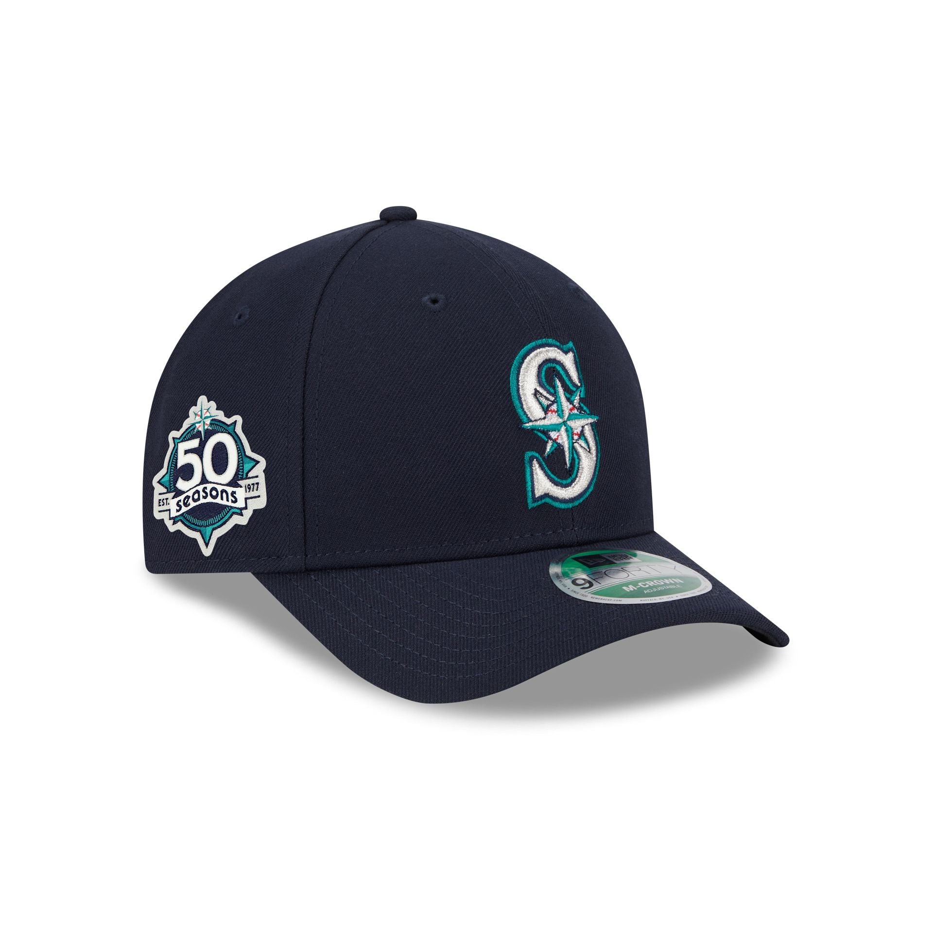 Seattle Mariners 50Th Anniversary 9Forty M-Crown Snapback Hat